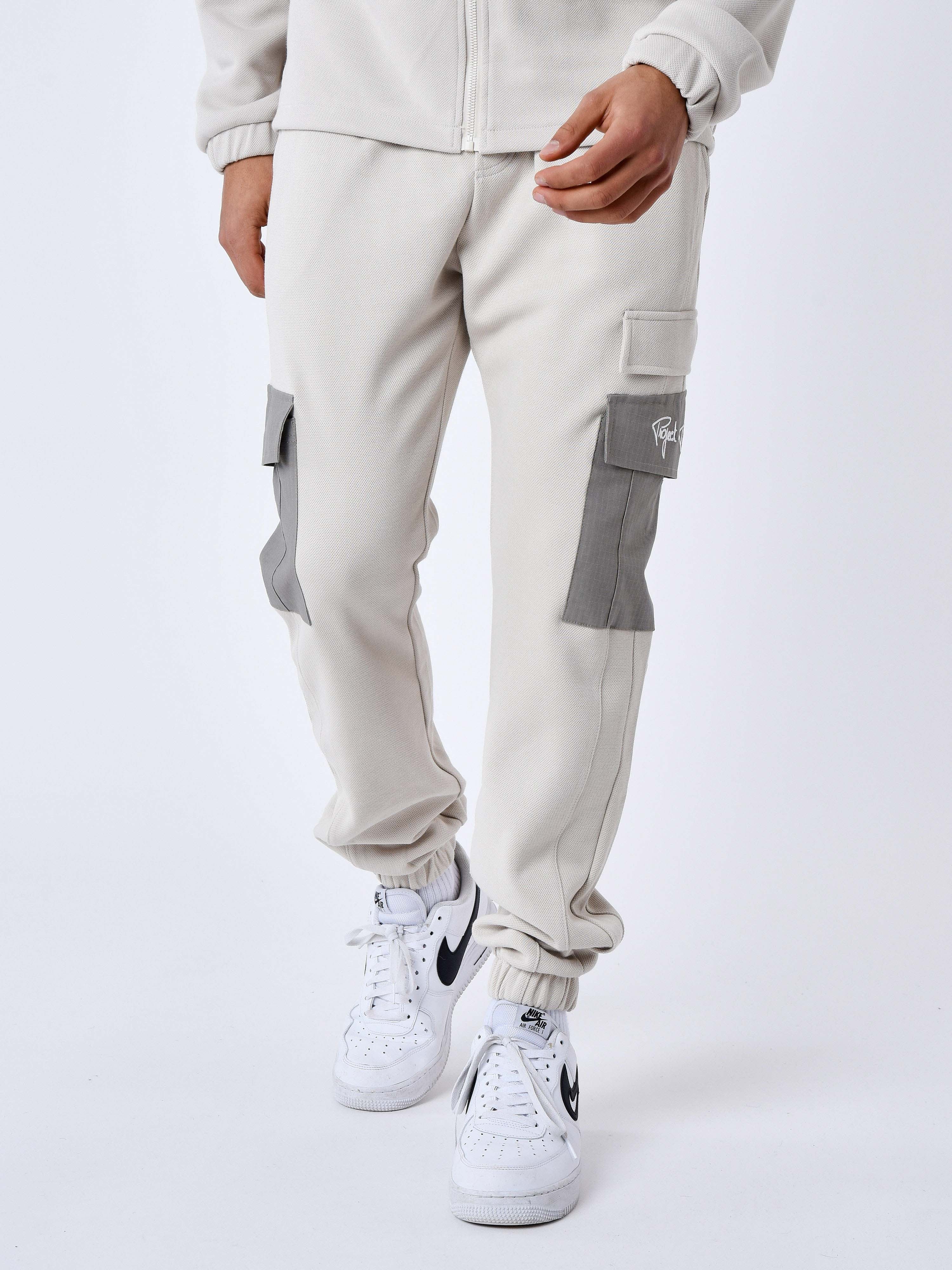 Pantalon de jogging bi-matière a poches - Image 3