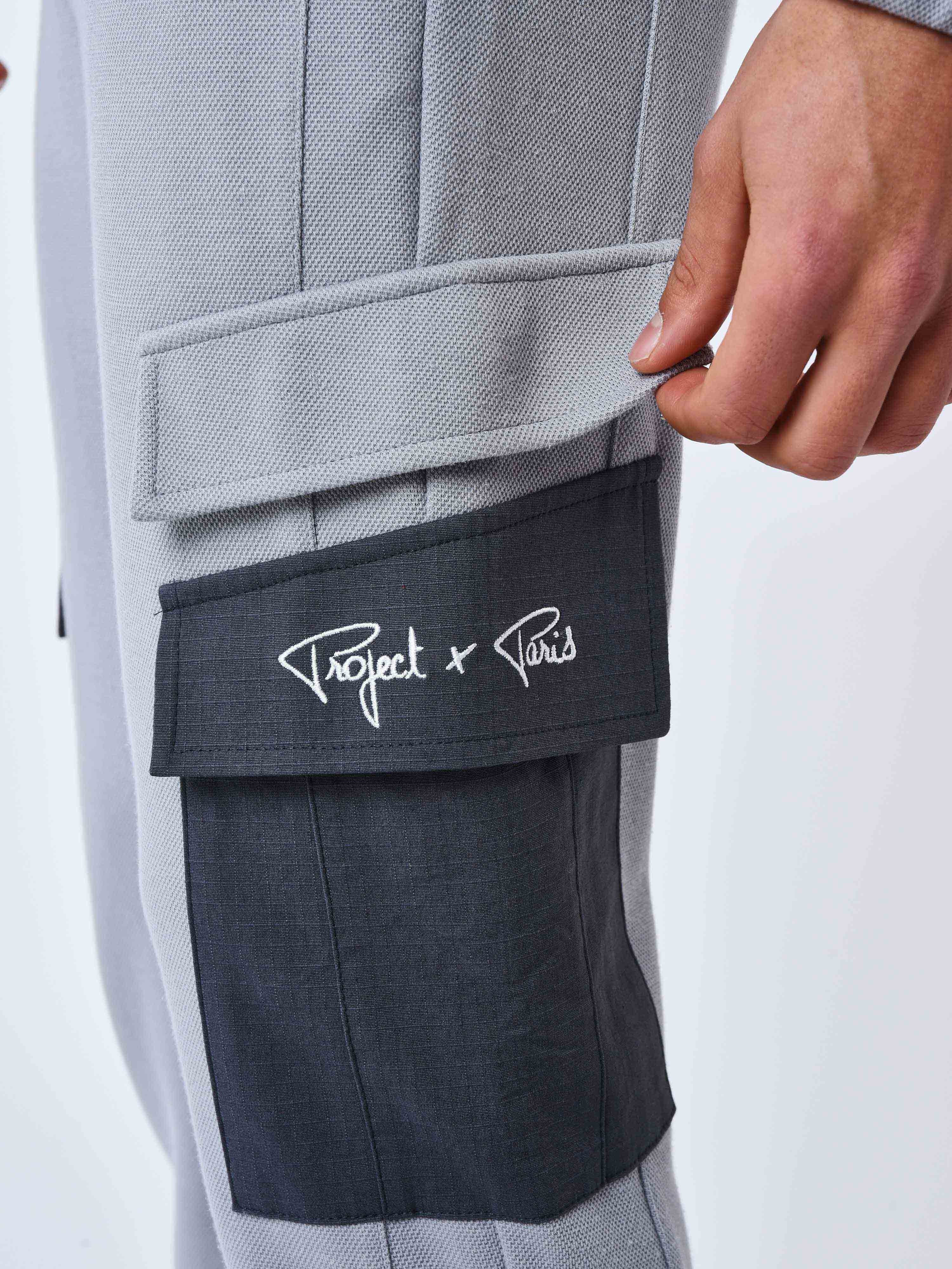 Pantalon de jogging bi-matière a poches - Image 6