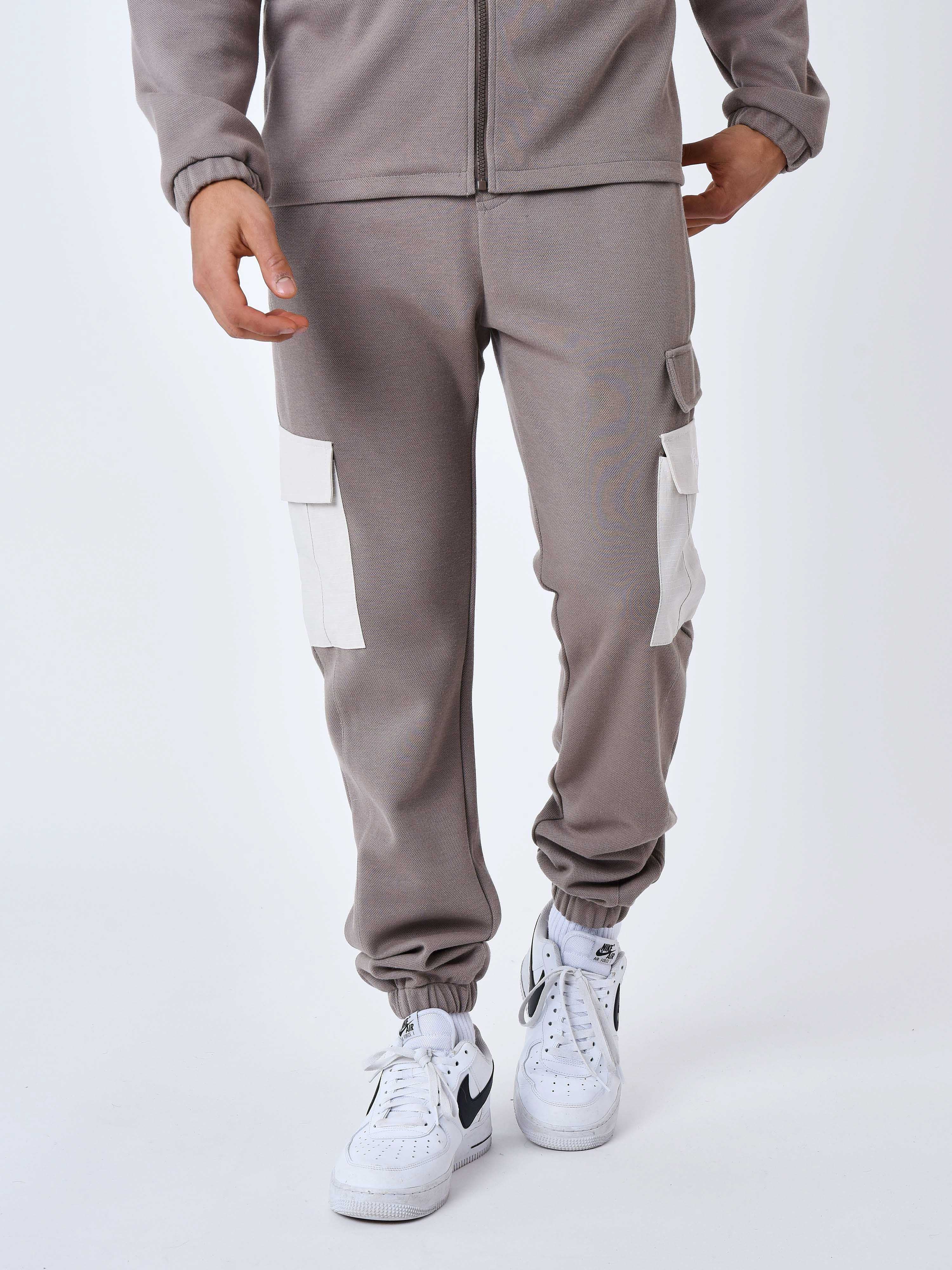Pantalon de jogging bi-matière a poches - Image 3