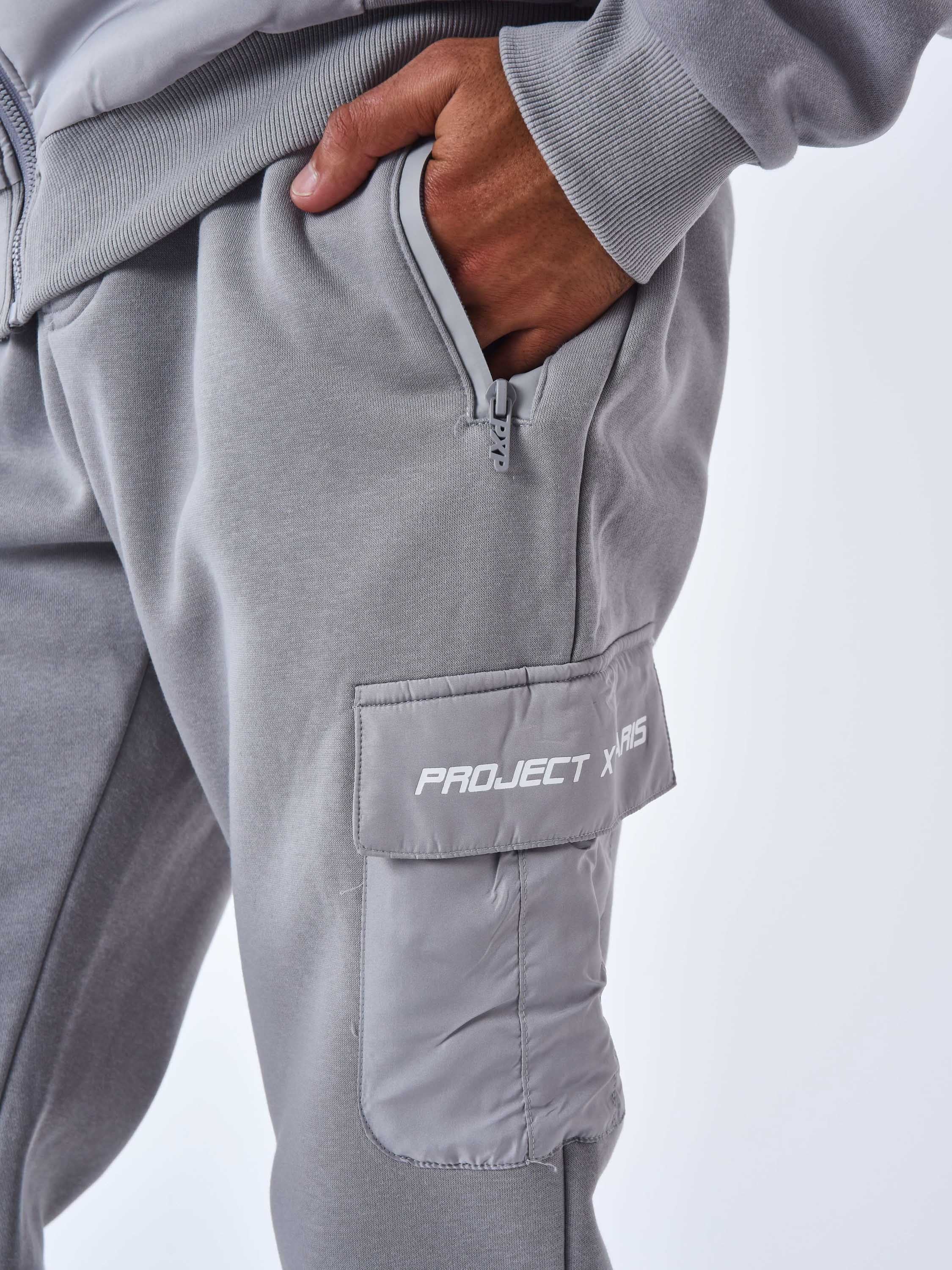 Bas de jogging avec empiècement bimatière - Image 5