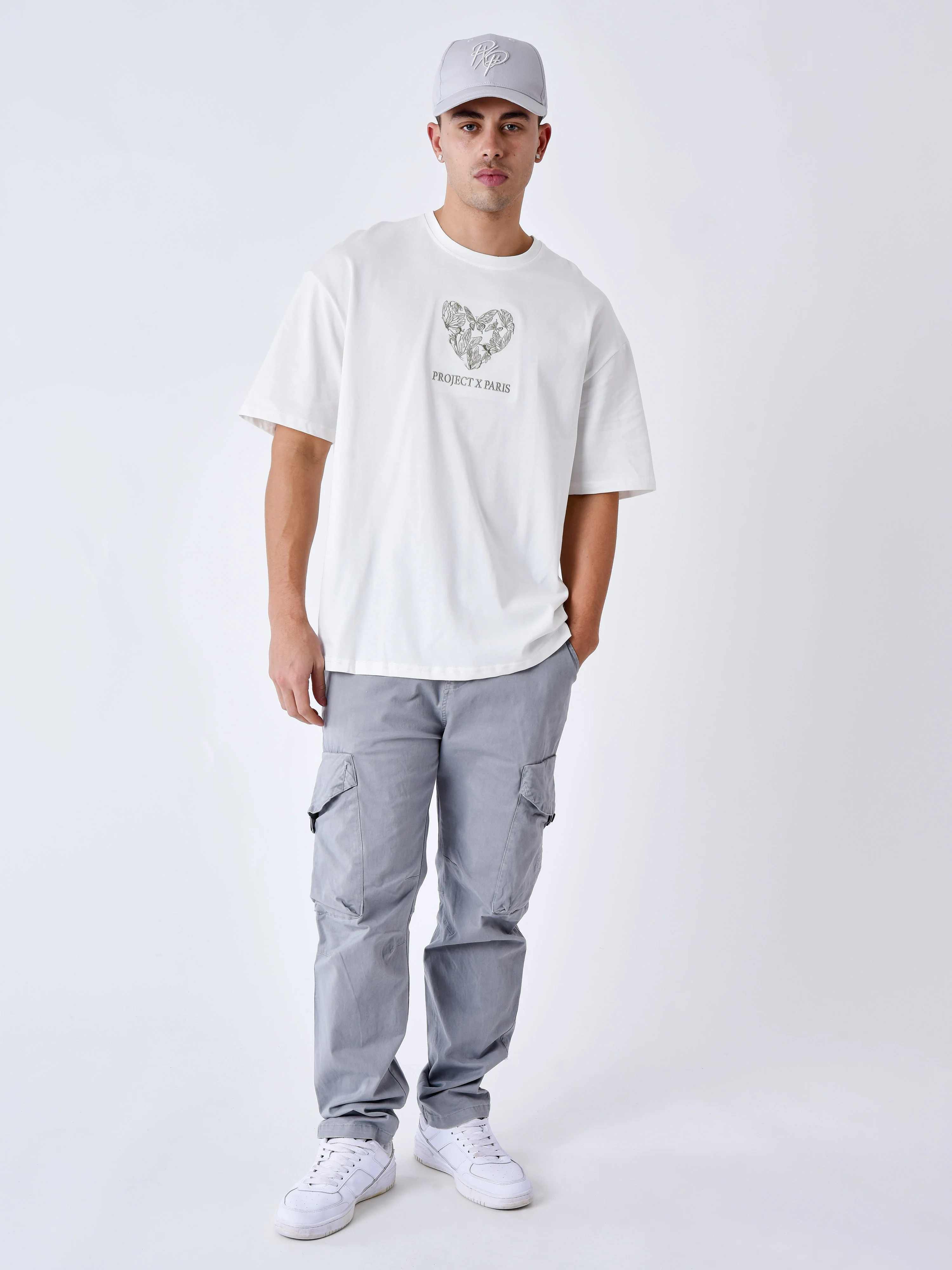 T-shirt coeur papillon brodé - Image 3