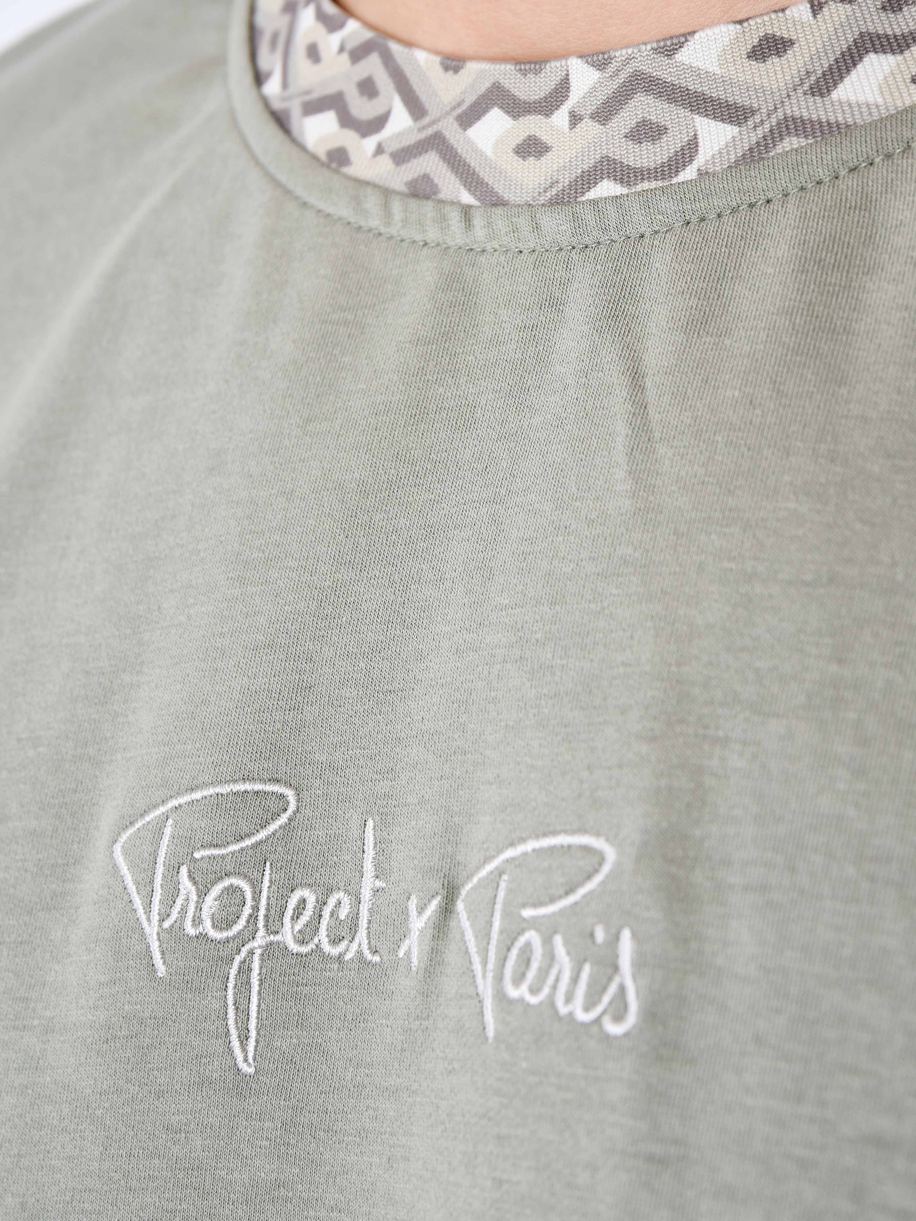 T-shirt classique col Graphic Gaze - Image 4