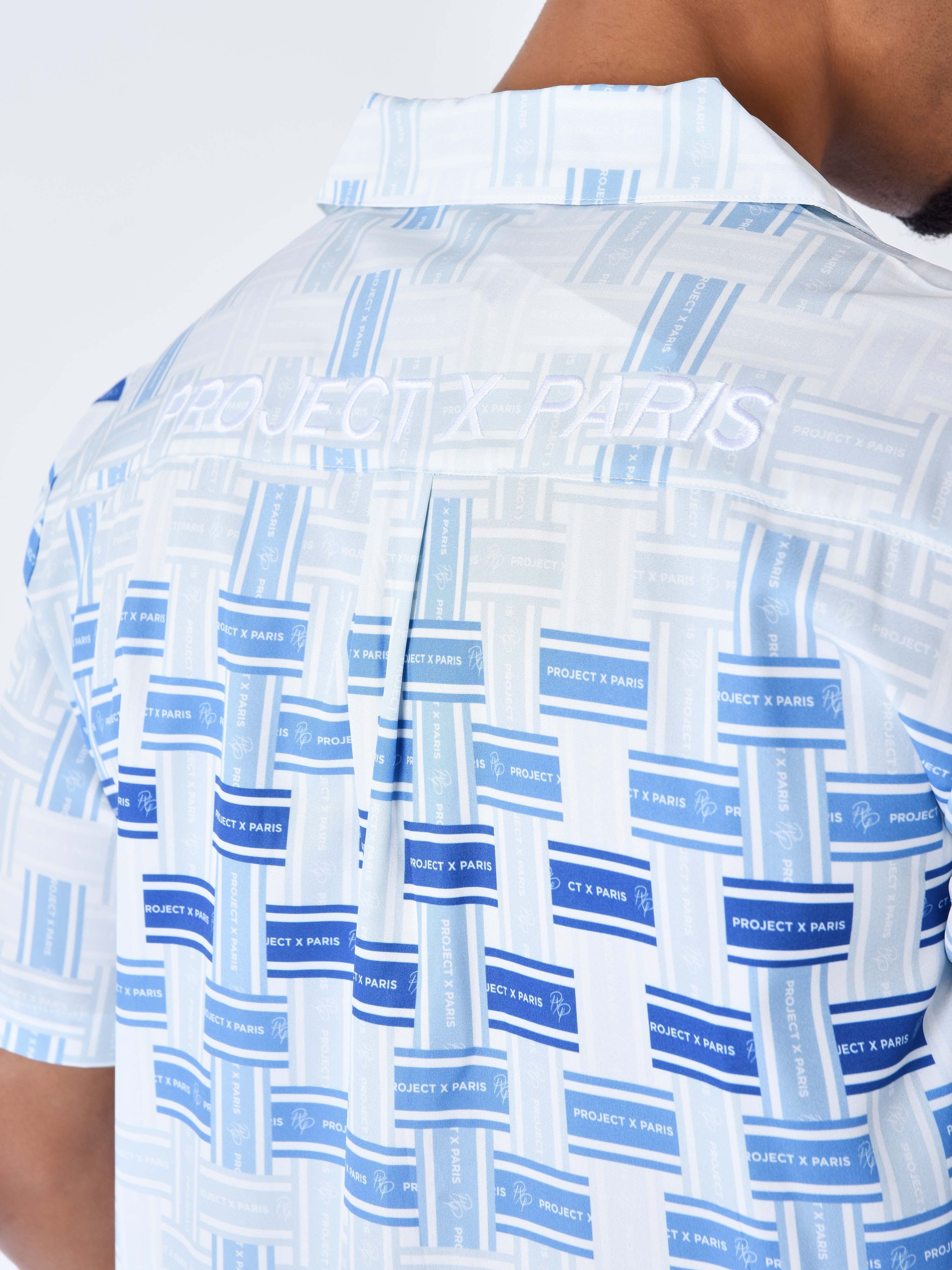 Chemise manches courts imprimé Streamer - Image 5