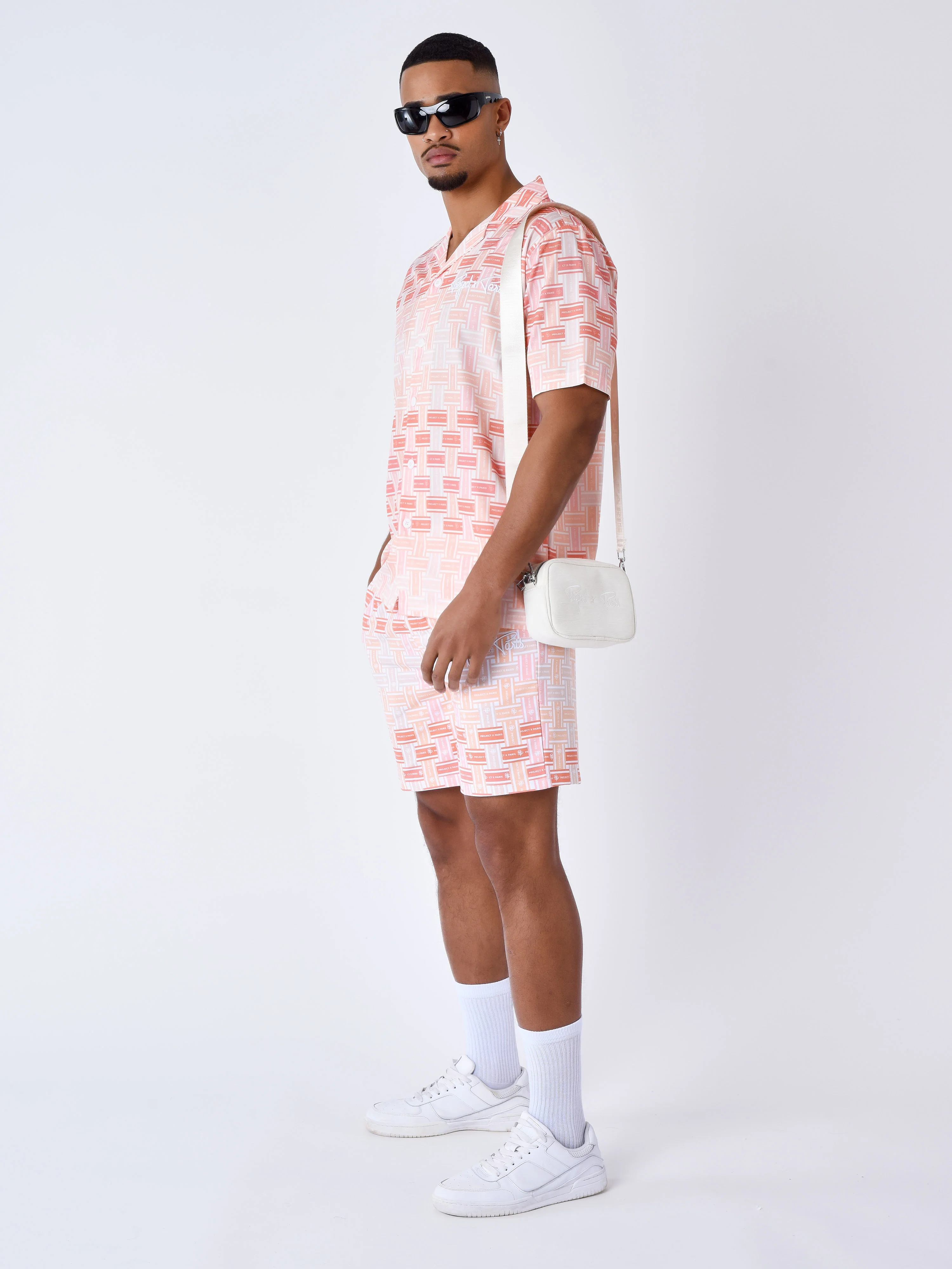 Chemise manches courts imprimé Streamer - Image 4