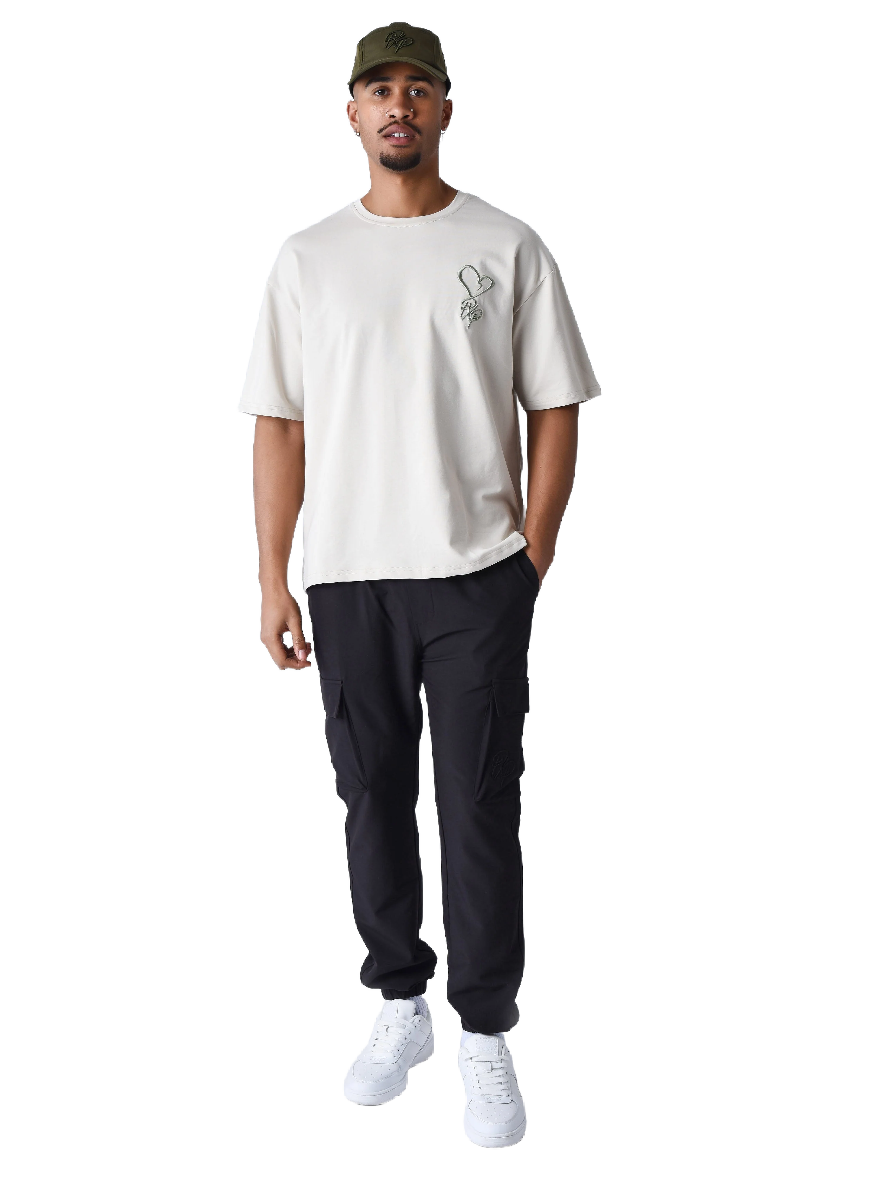 T-shirt coeur brodé street - Image 4