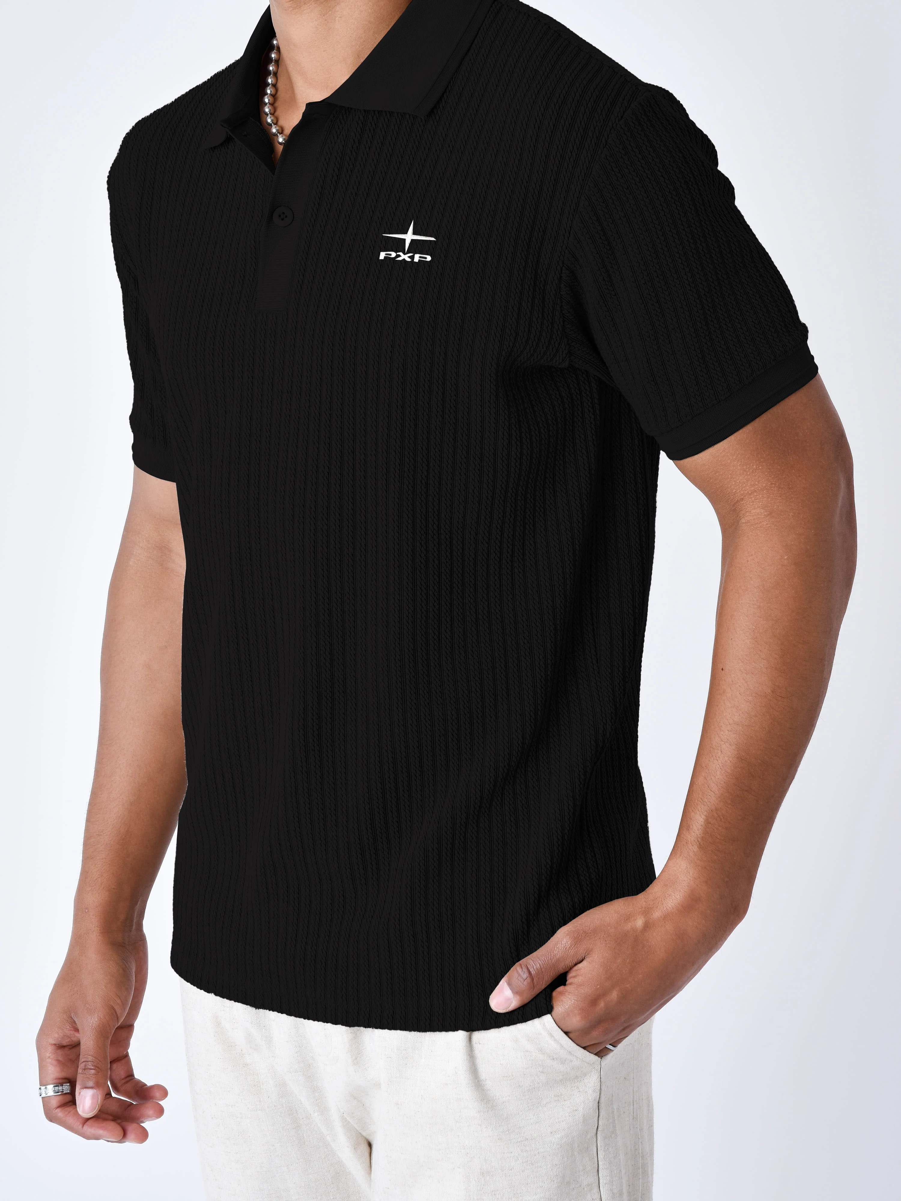 Polo Preppy texturé - Image 3
