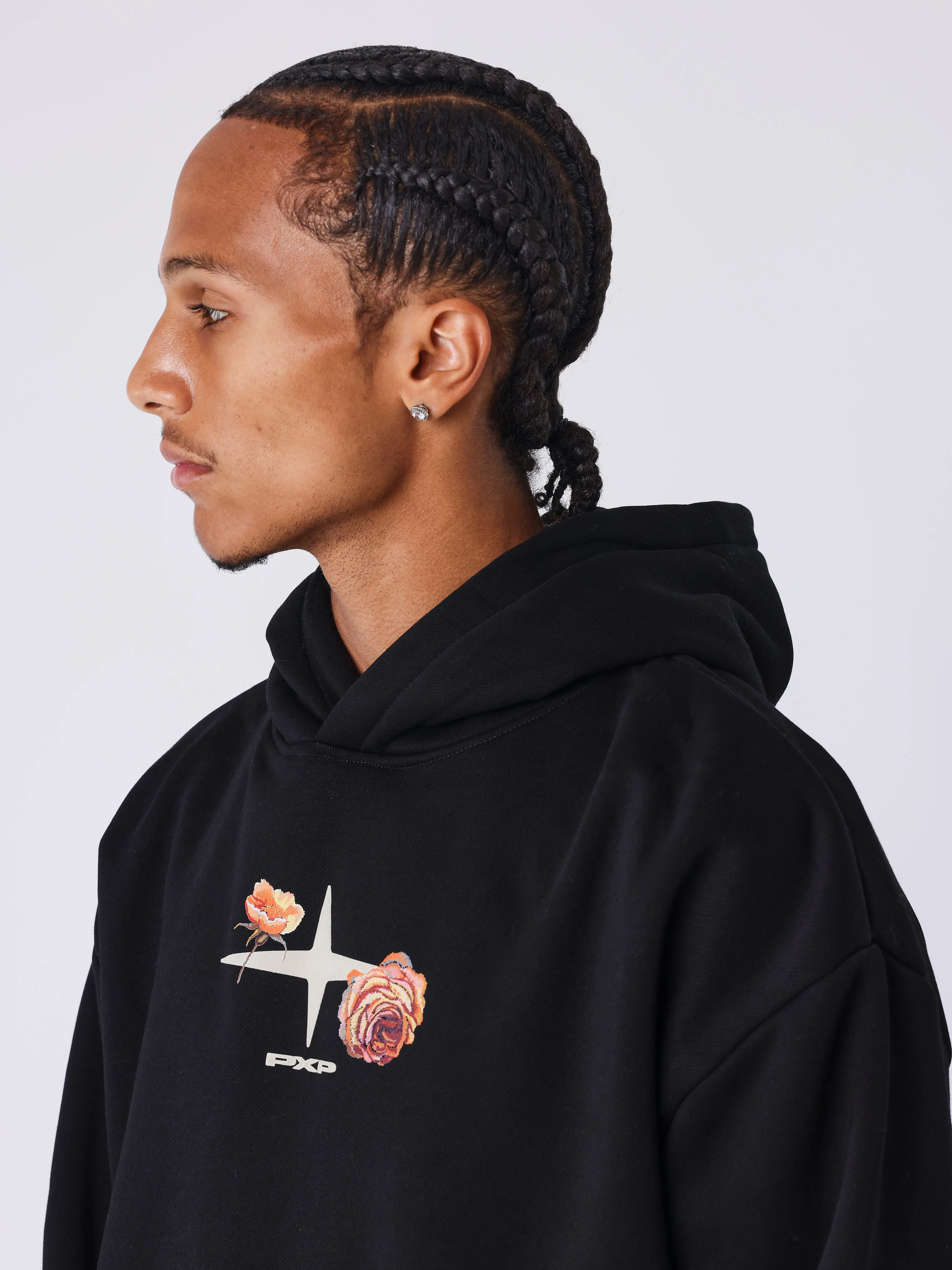 Sweat à capuche Gothic Roses - Image 3