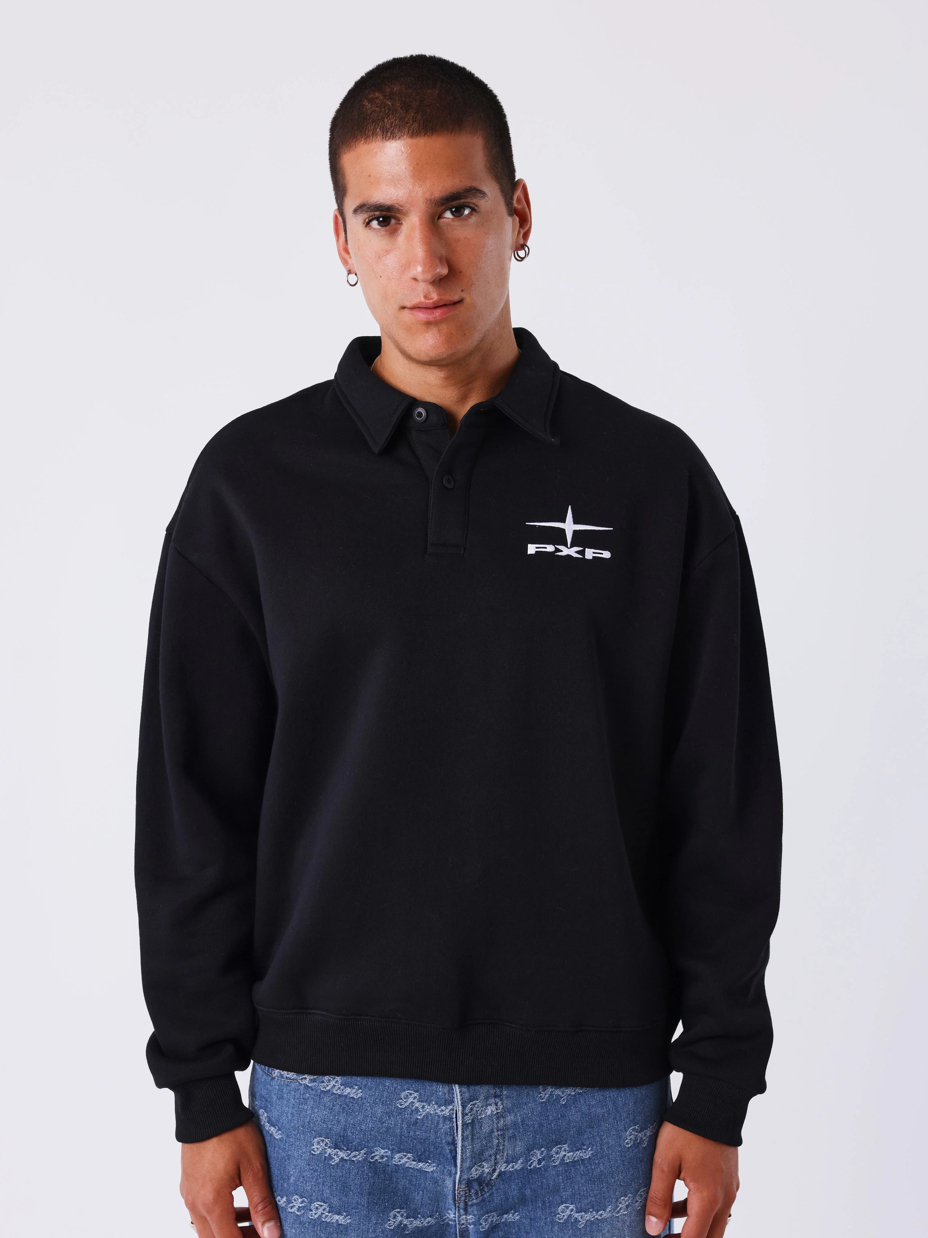 Sweat col Polo Essentials