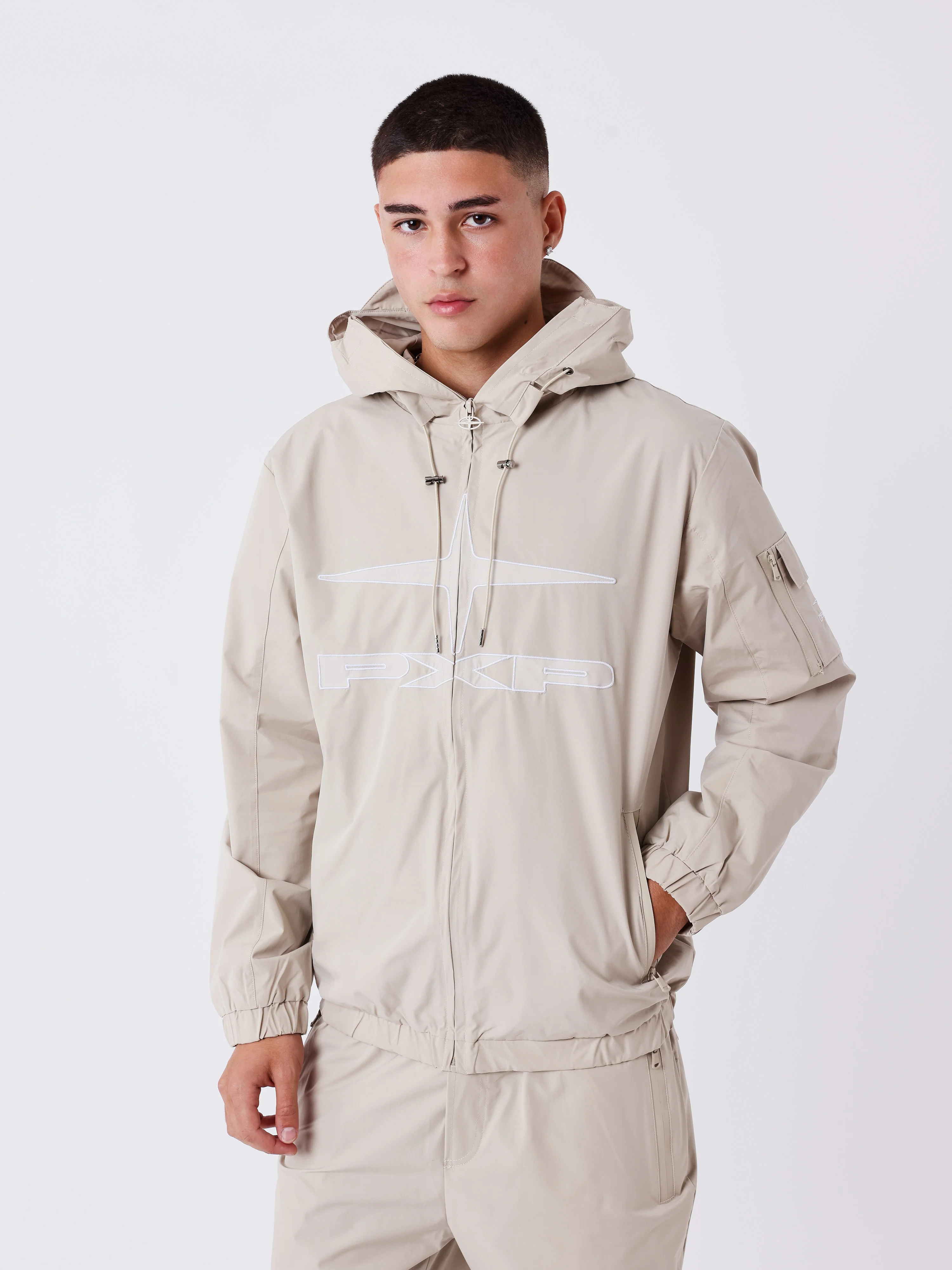 Veste zippé à capuche adventure