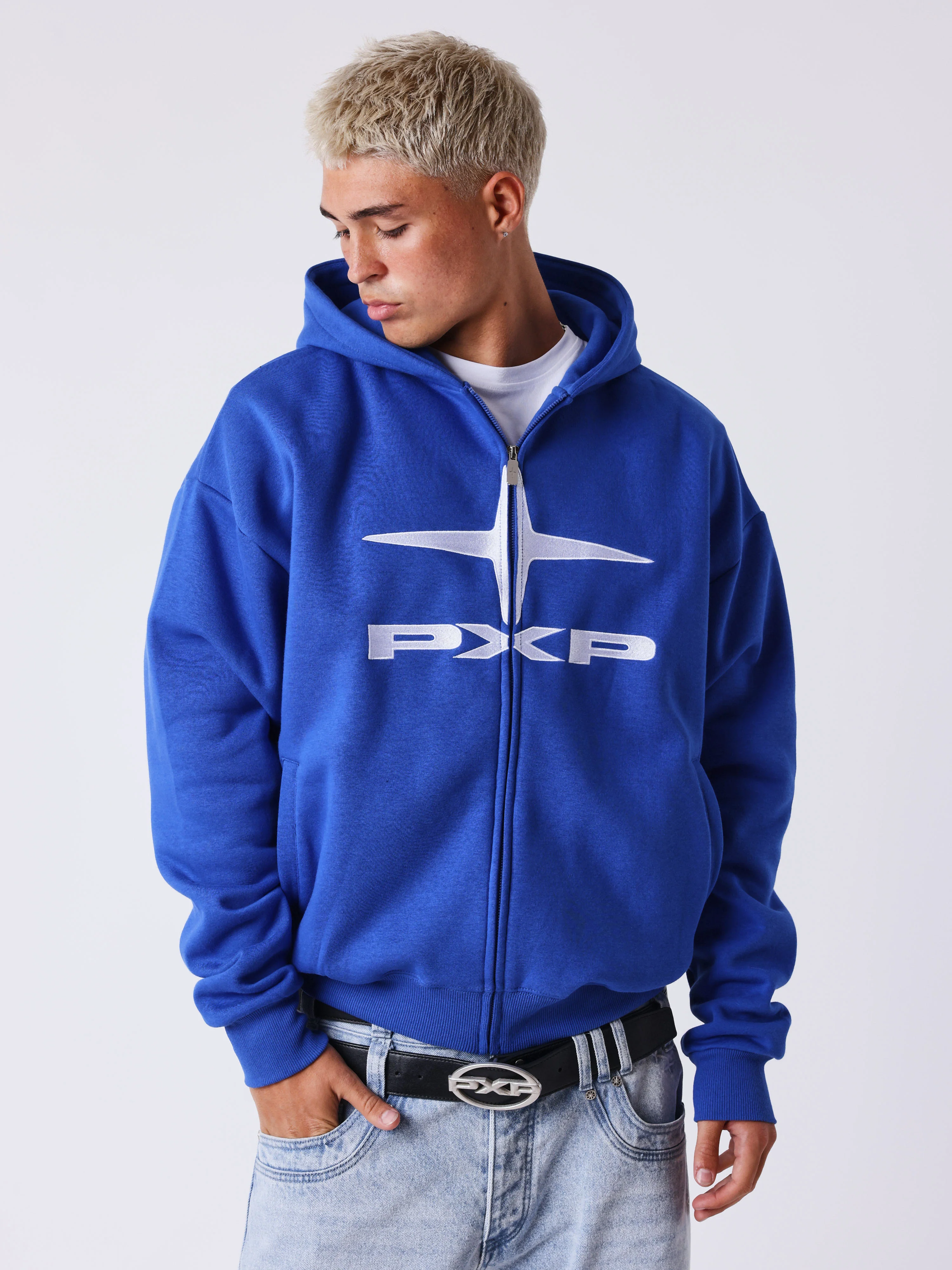 Sweat à capuche zippé Essentials