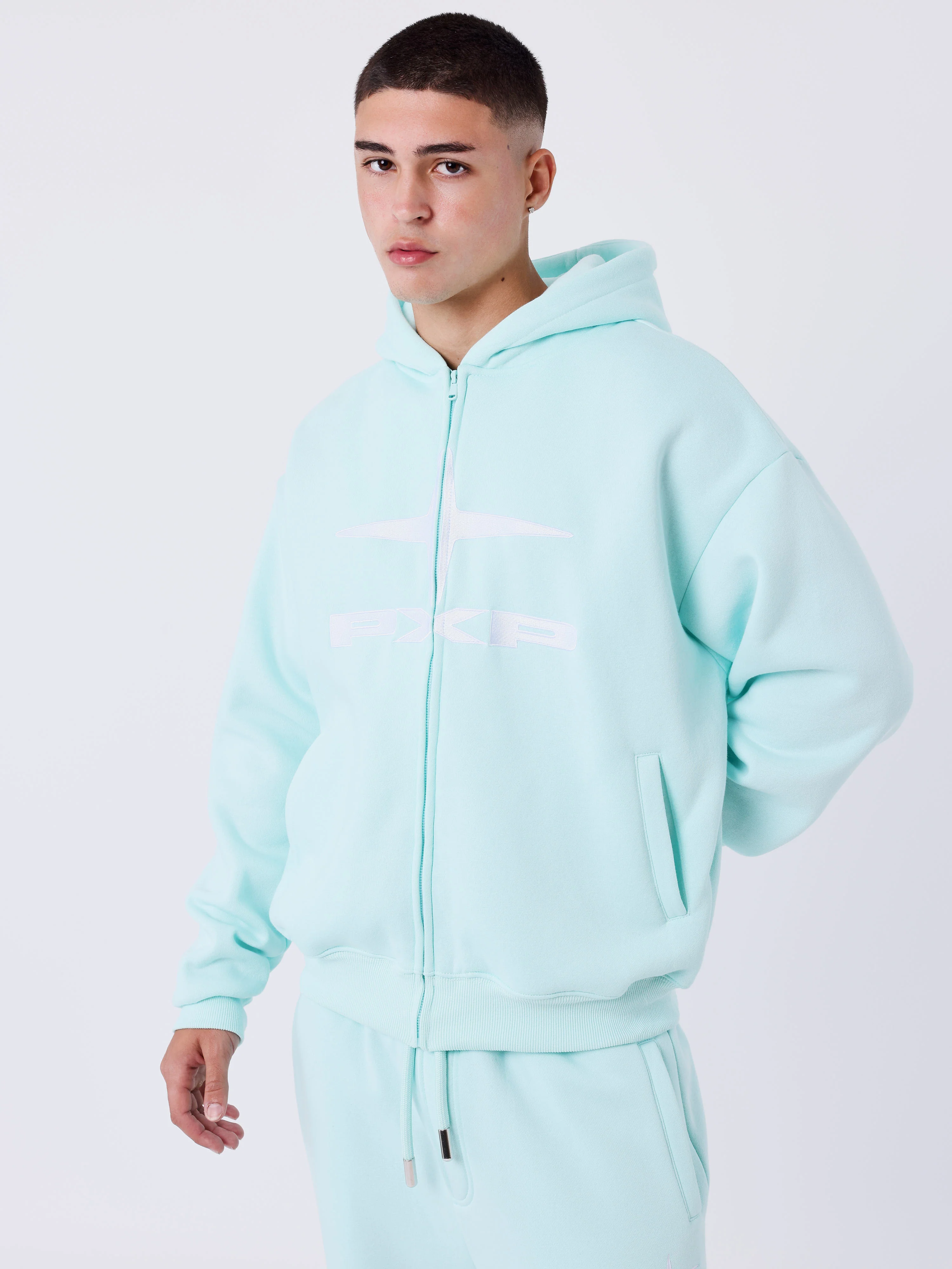 Sweat à capuche zippé Essentials