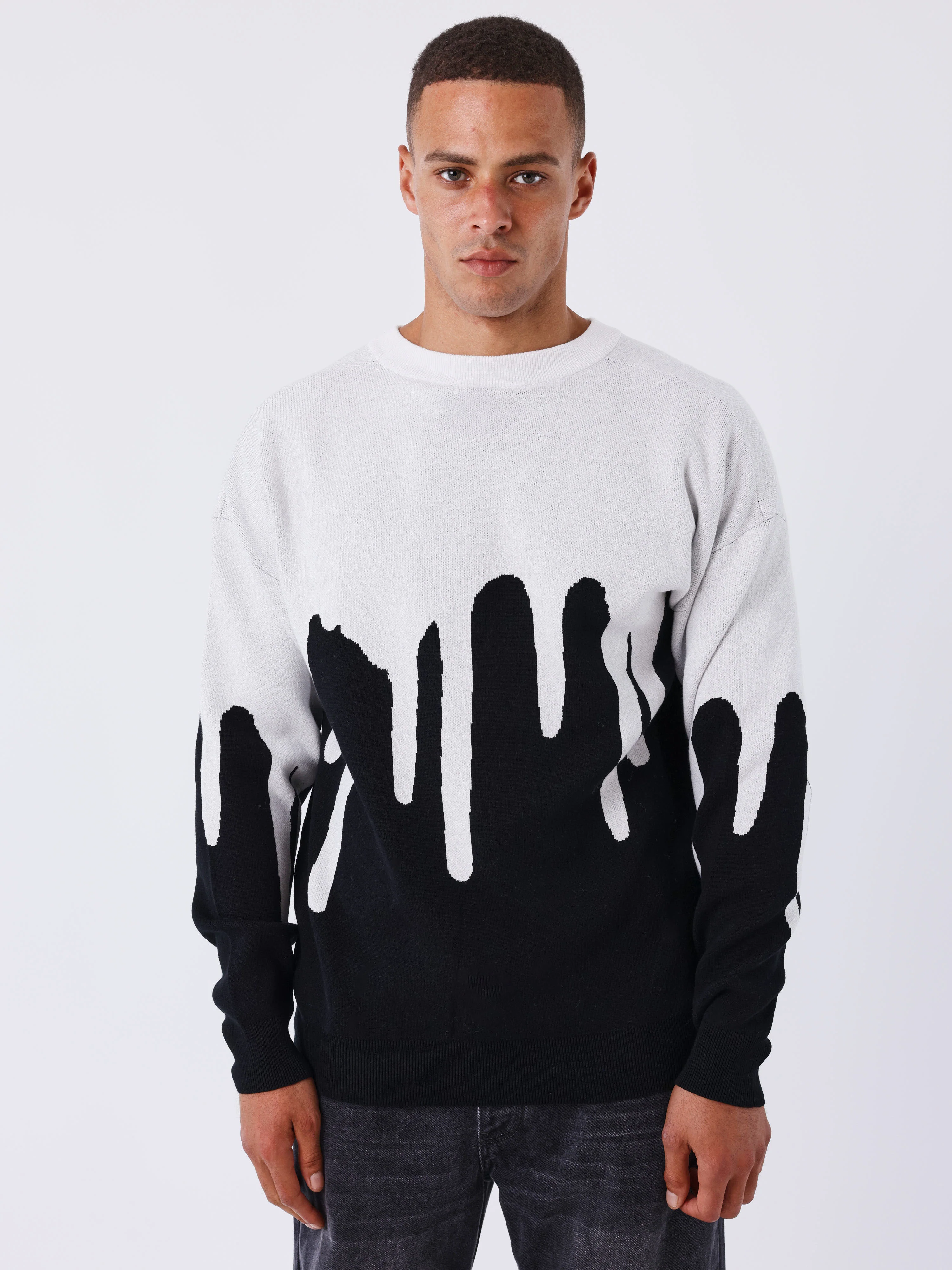 Pull bicolore