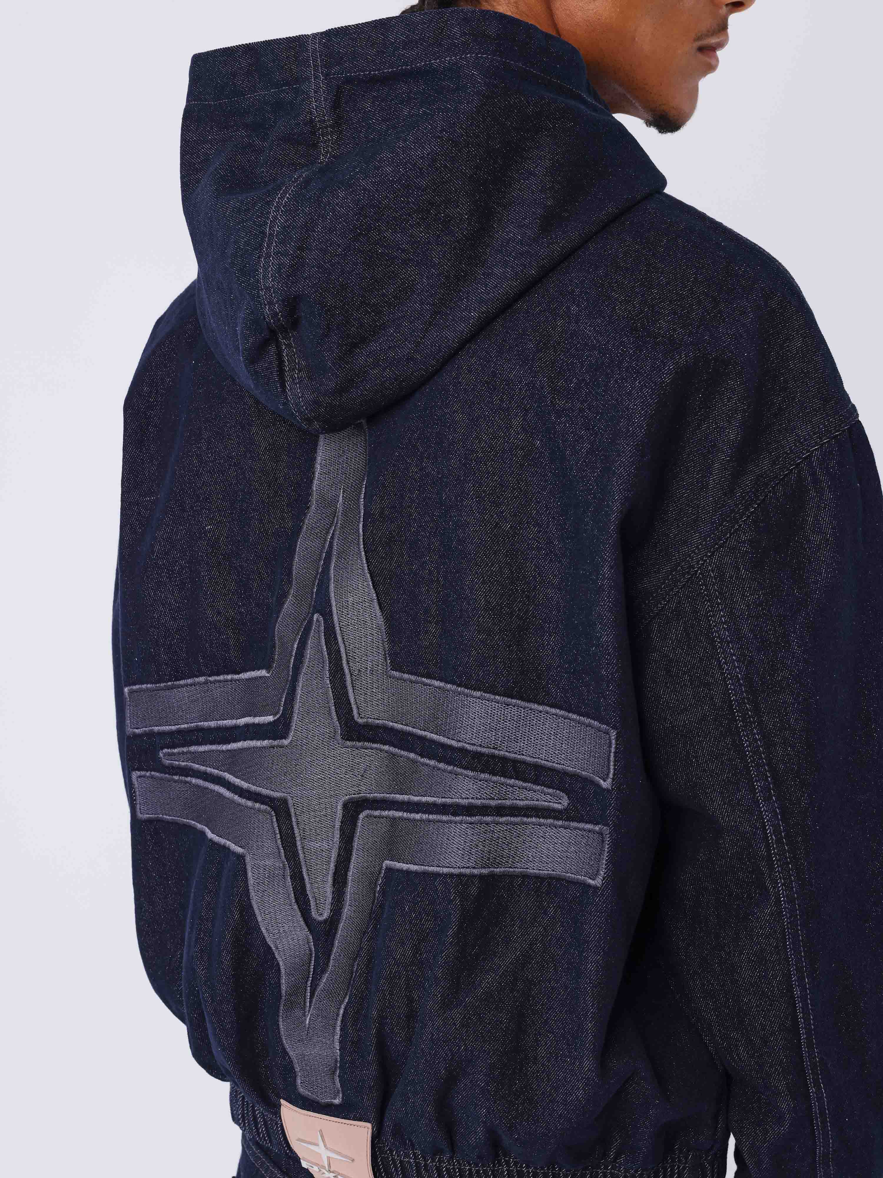 Veste Ă capuche en denim - Image 5