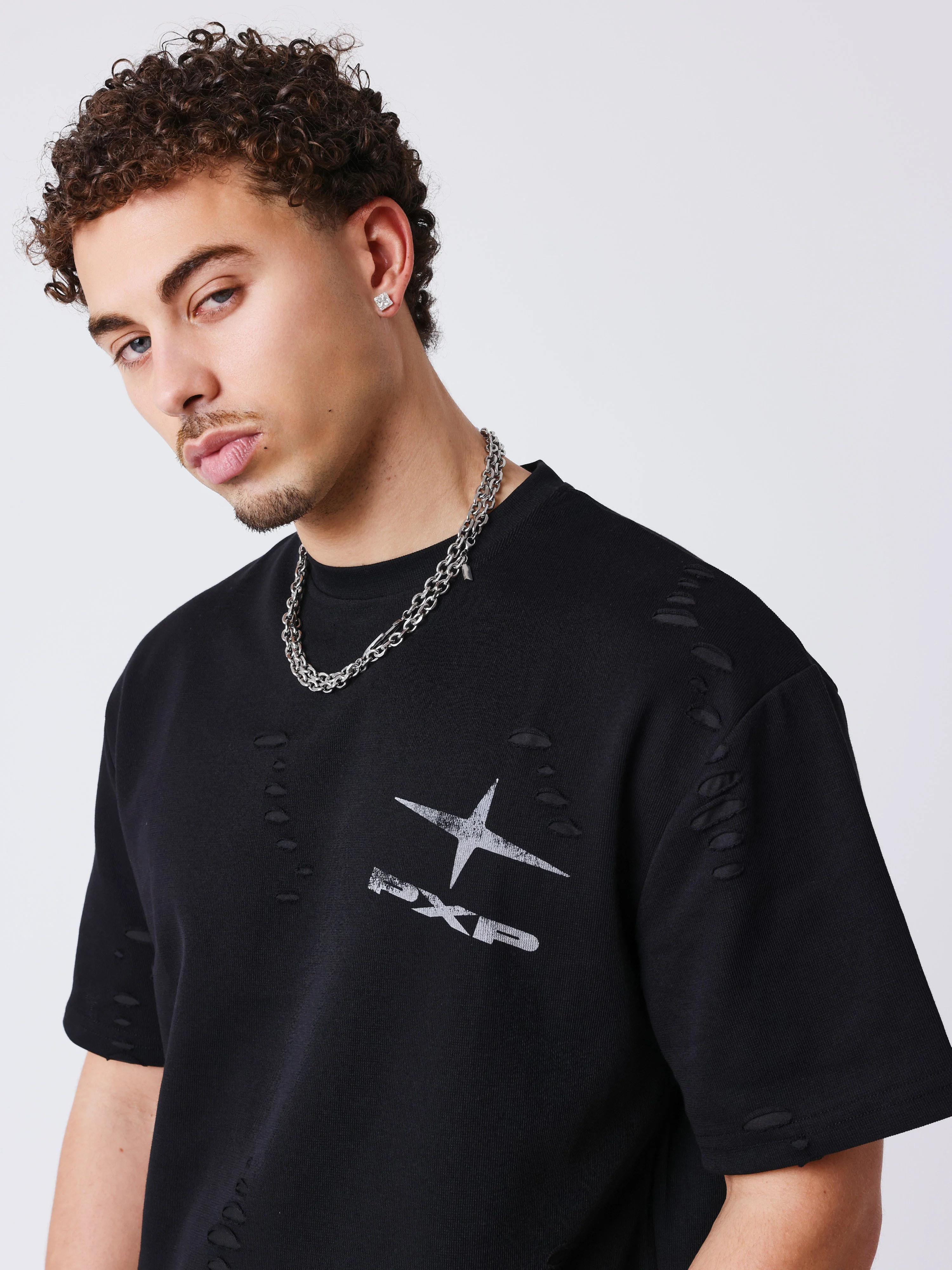 T-shirt à effet texturé - Image 4