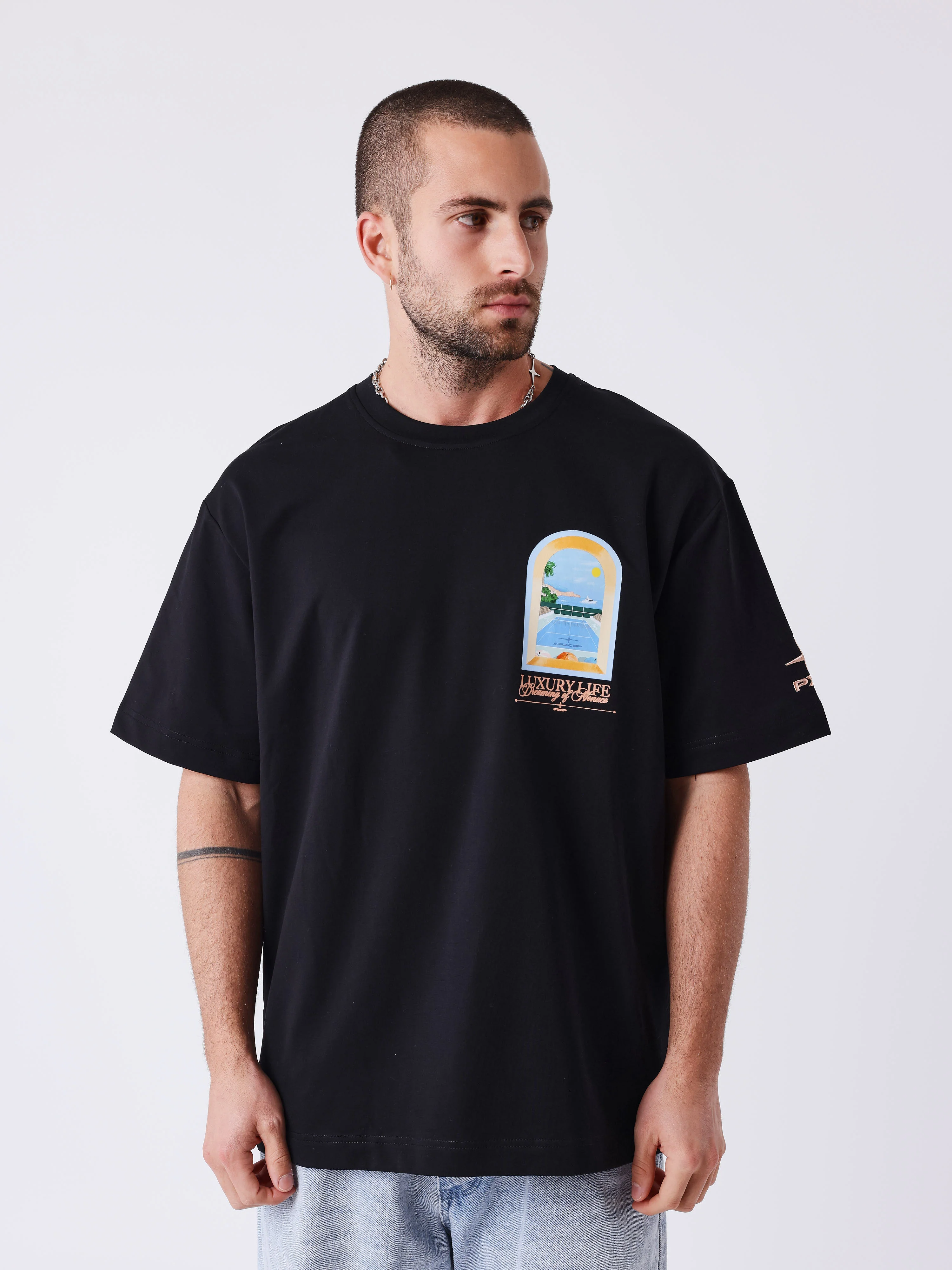 T-shirt manches courtes Monaco Illustration