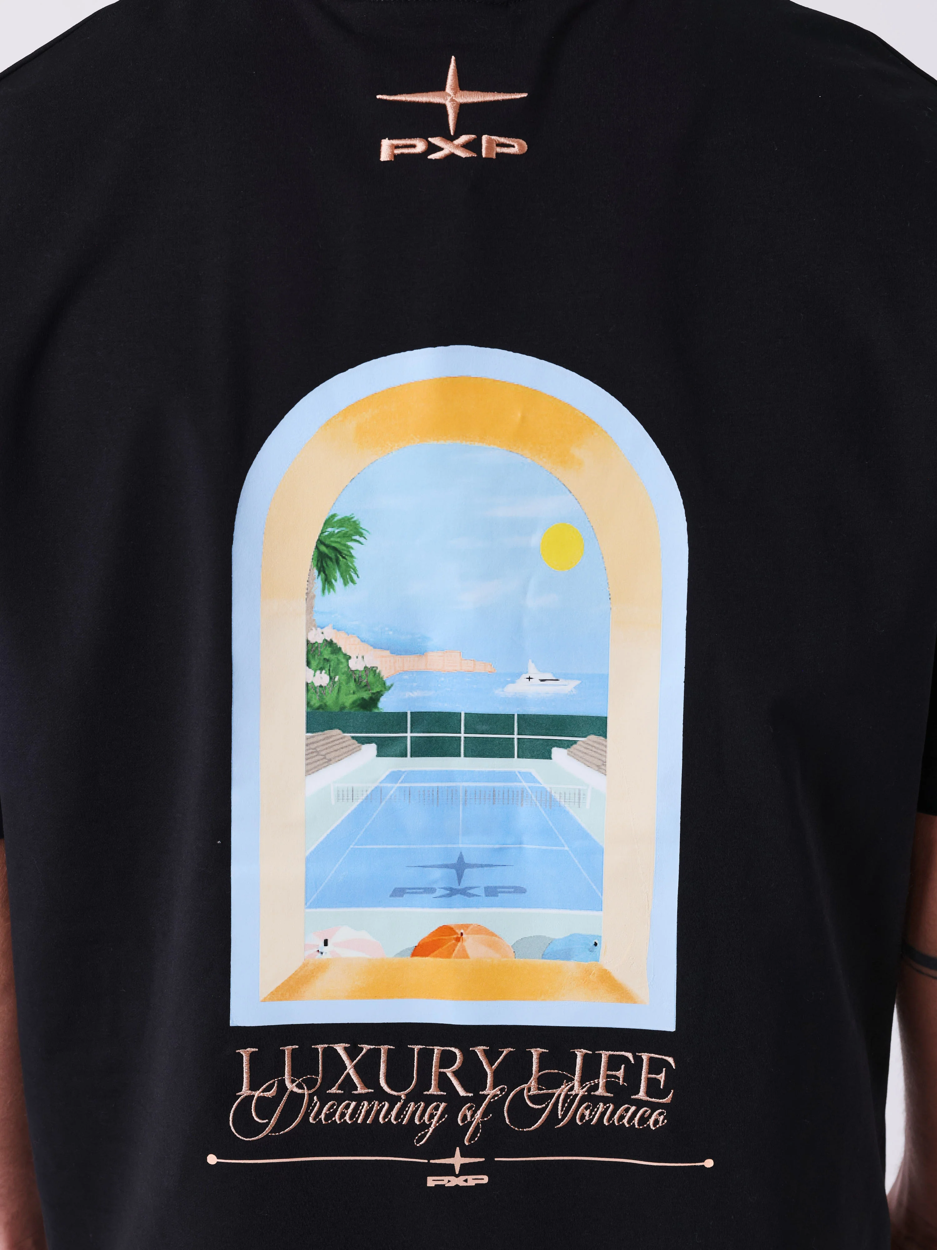 T-shirt manches courtes Monaco Illustration - Image 5