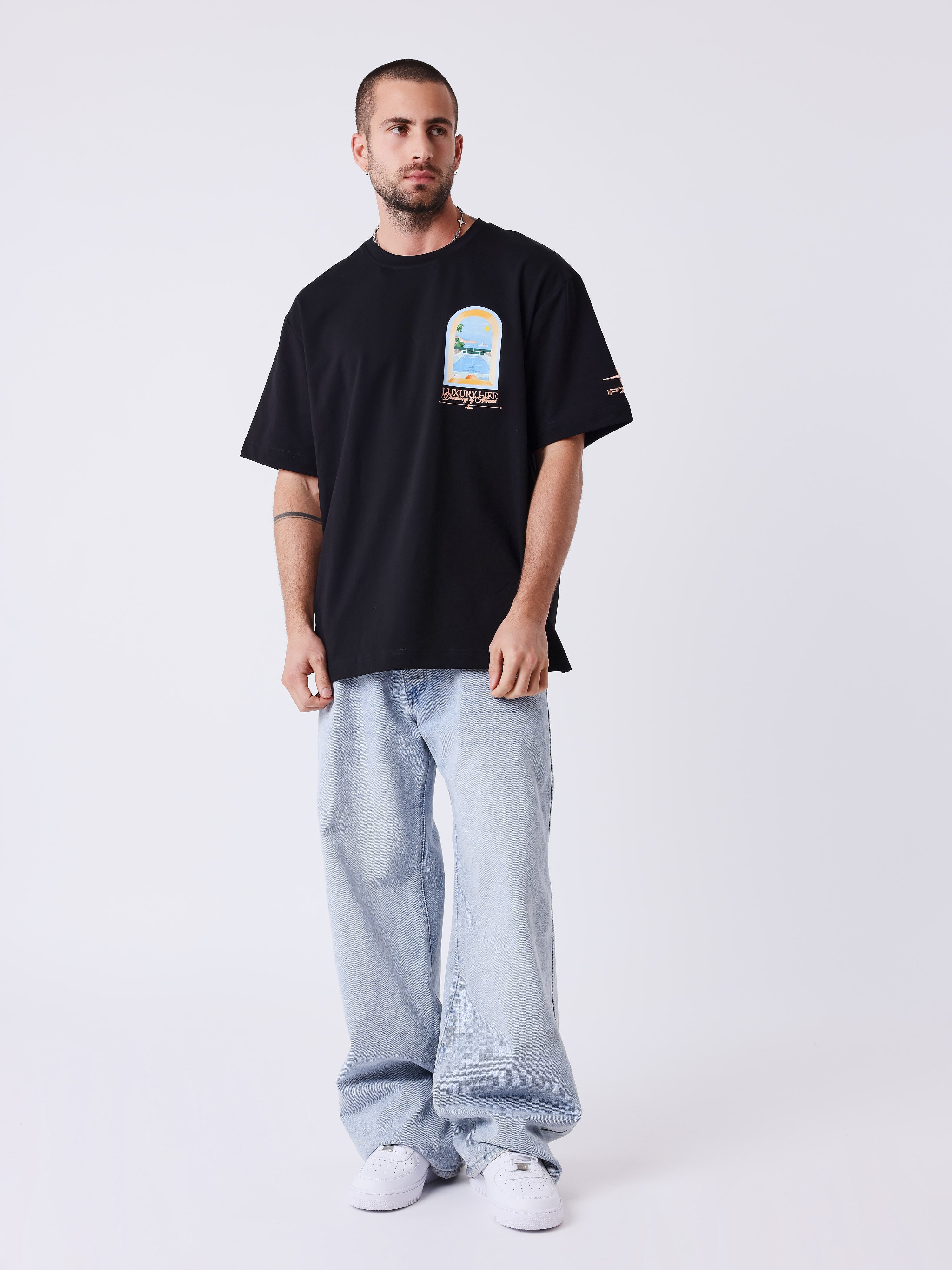 T-shirt manches courtes Monaco Illustration - Image 6
