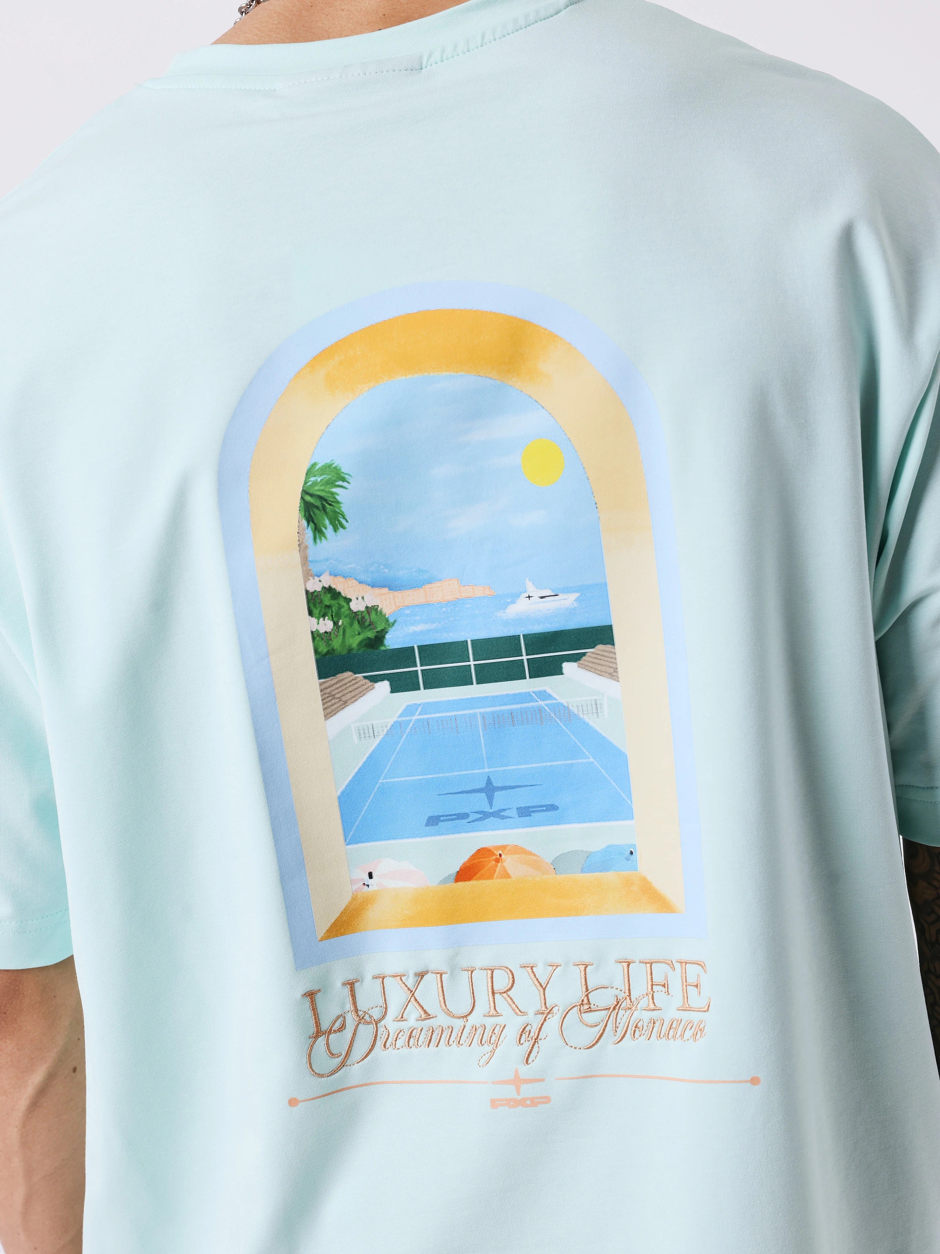 T-shirt manches courtes Monaco Illustration - Image 4
