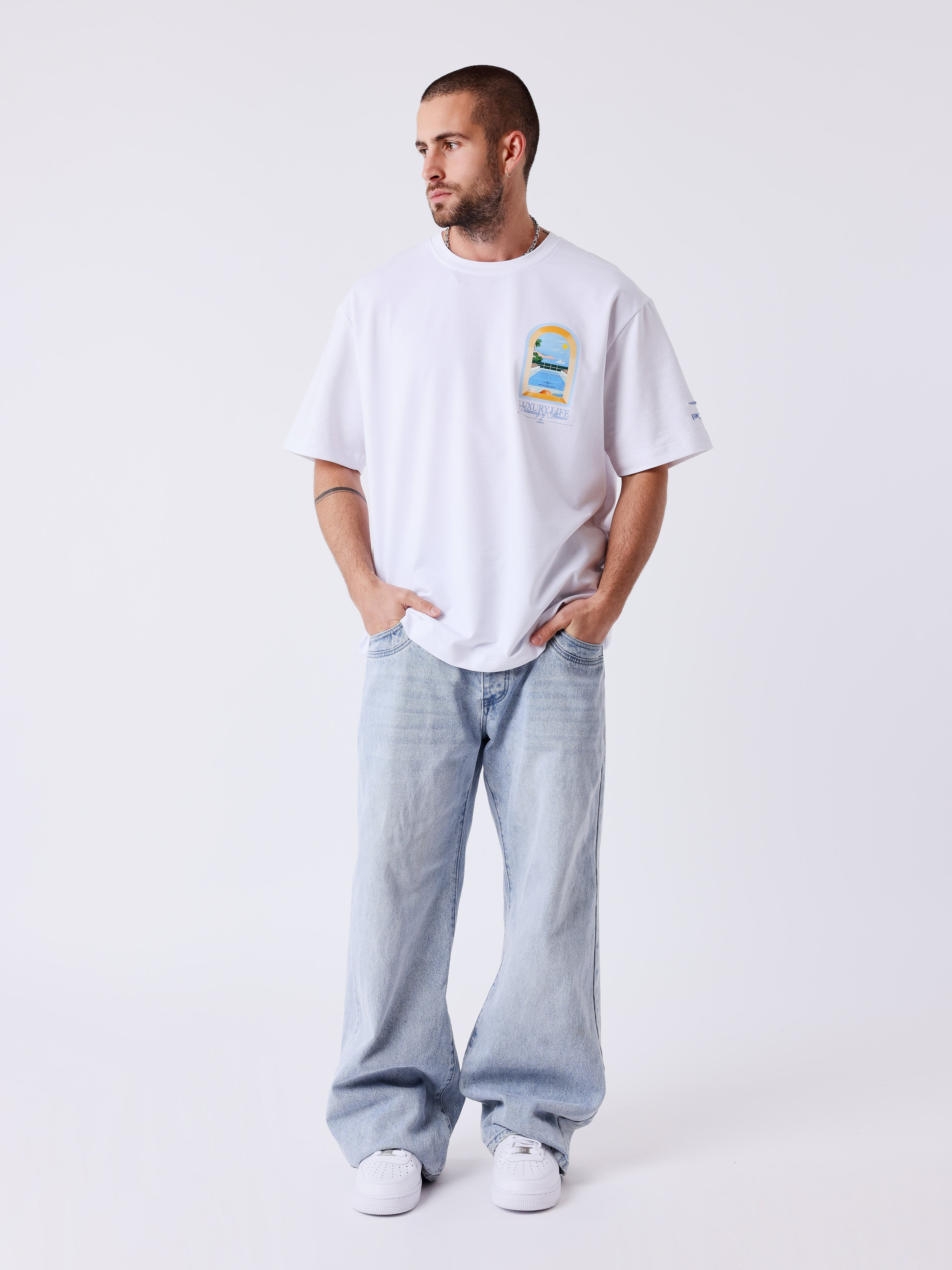 T-shirt manches courtes Monaco Illustration - Image 7