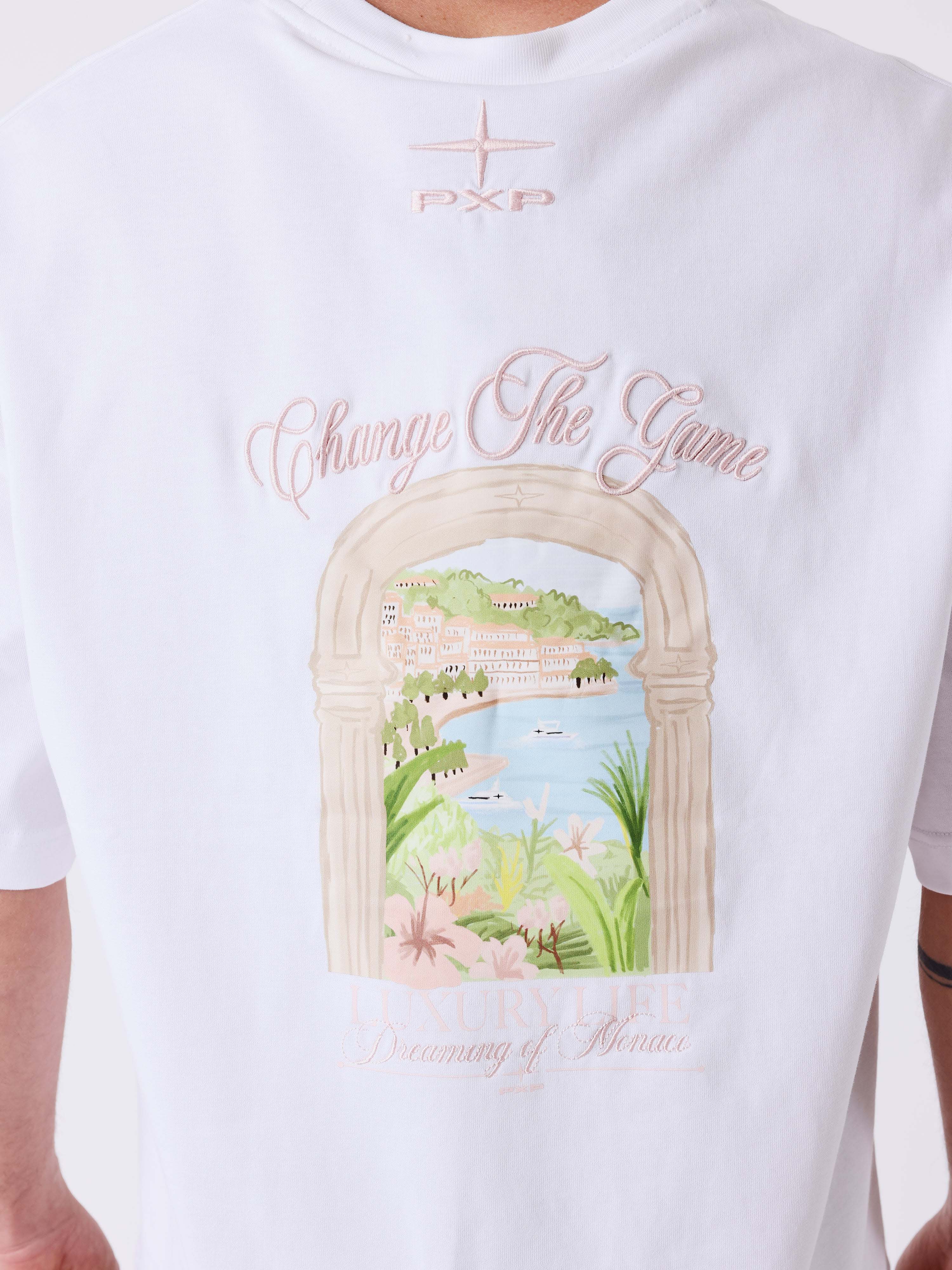 T-shirt manches courtes Monaco Illustration - Image 6