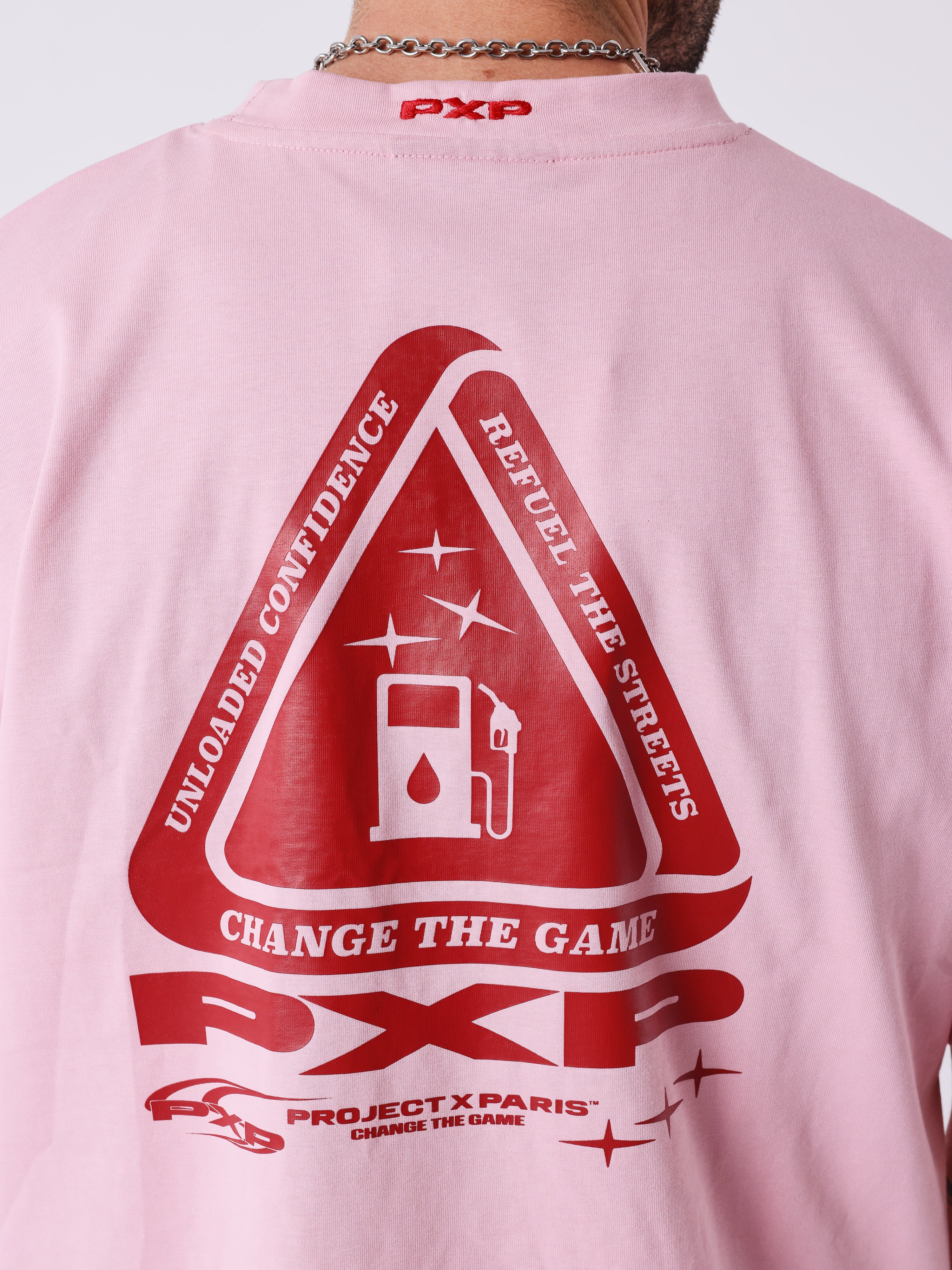 T-shirt manches courtes imprimé devant et dos - Image 5