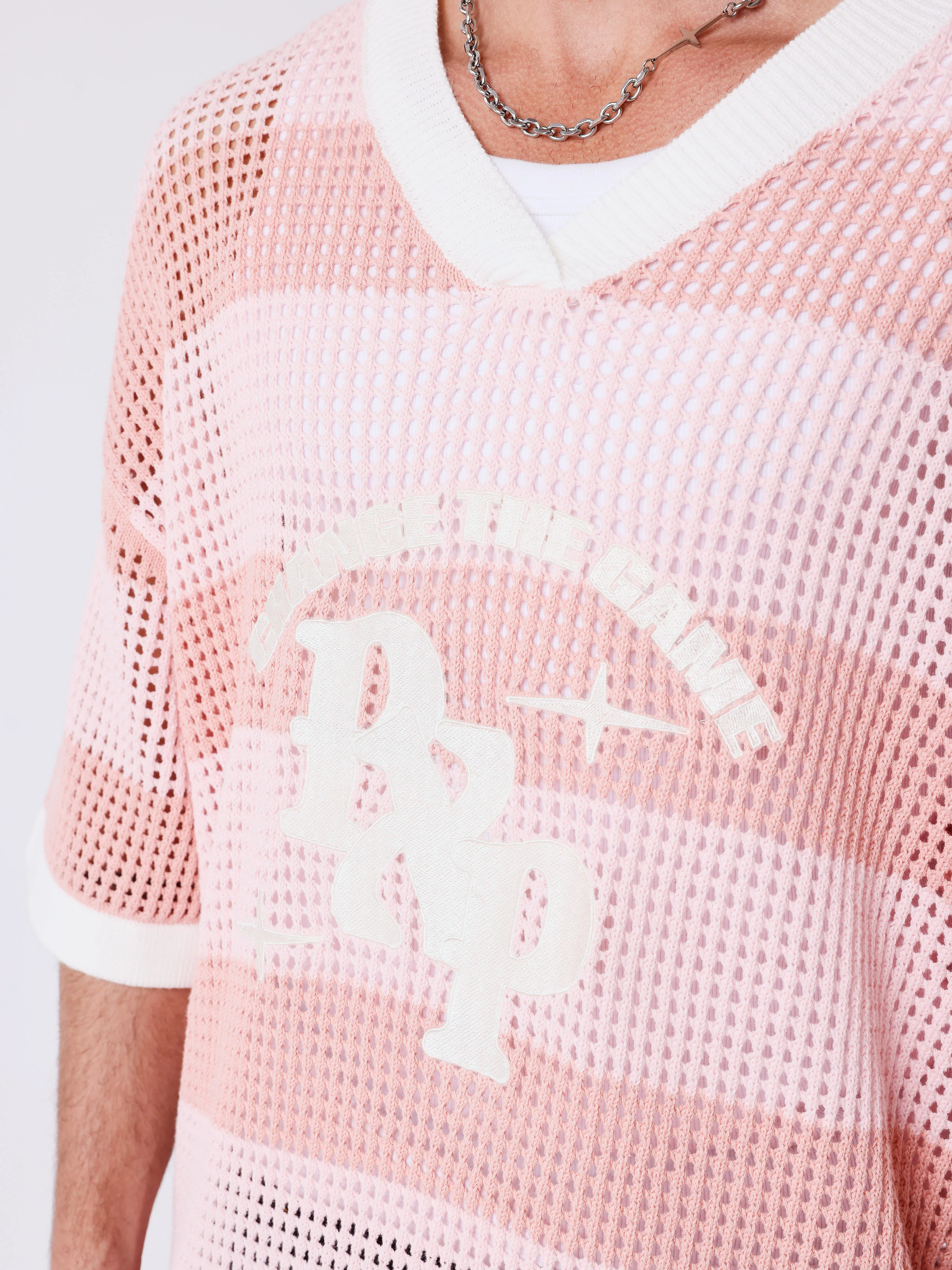 T-shirt en maille ajourée - Image 4