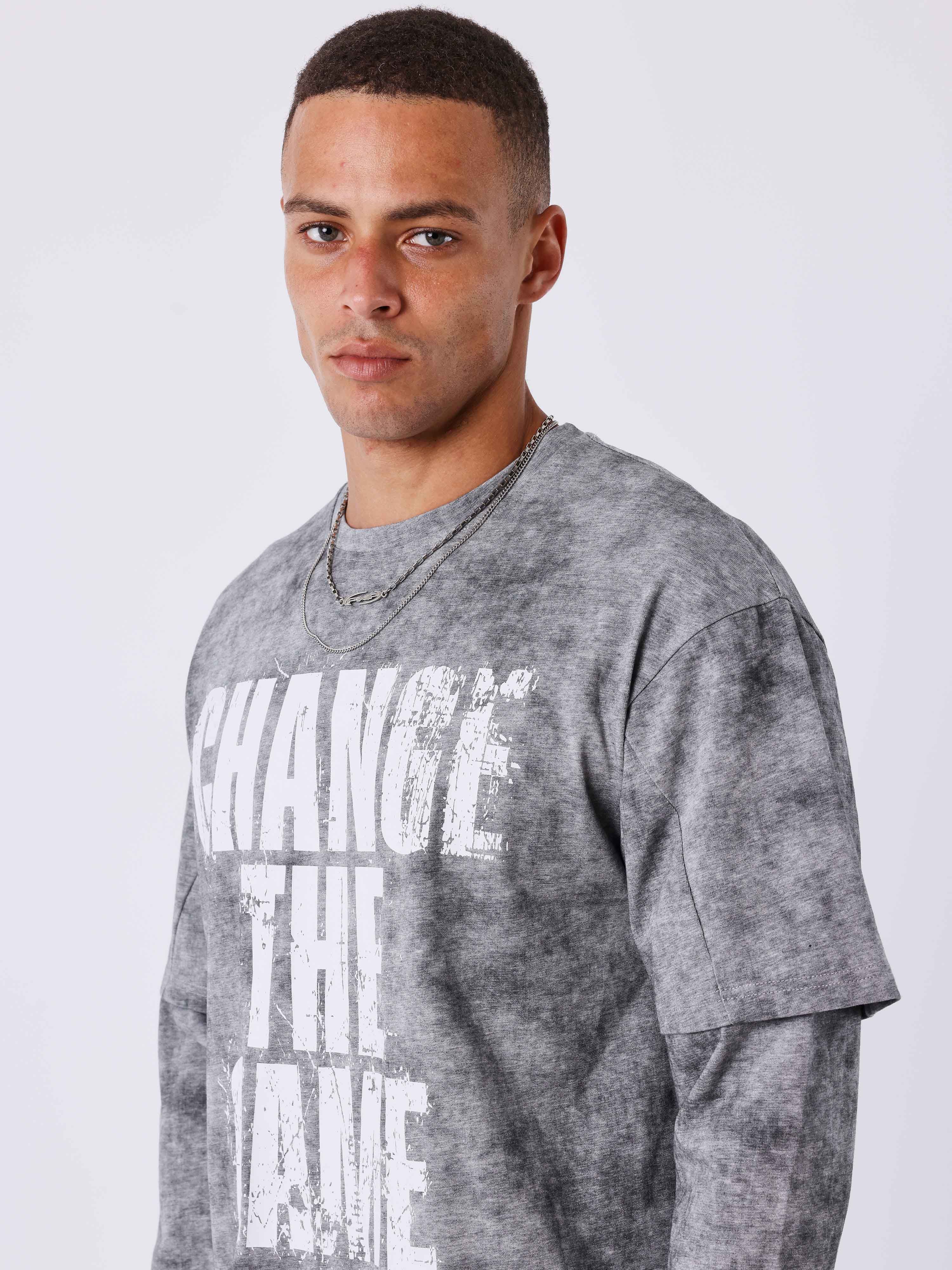 T-shirt manches longues effet Vintage - Image 3
