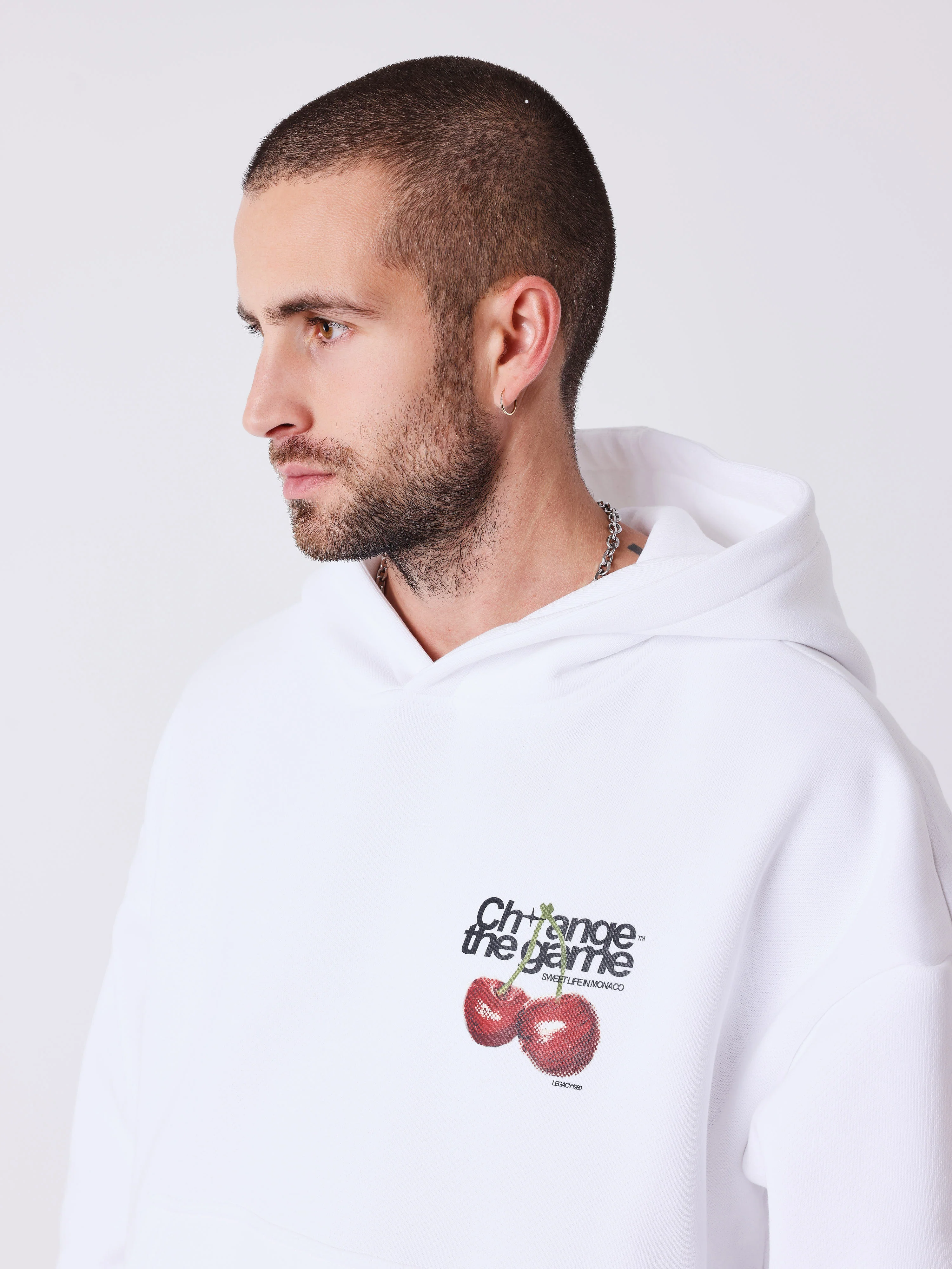Sweat à capuche imprimé cerises - Image 3