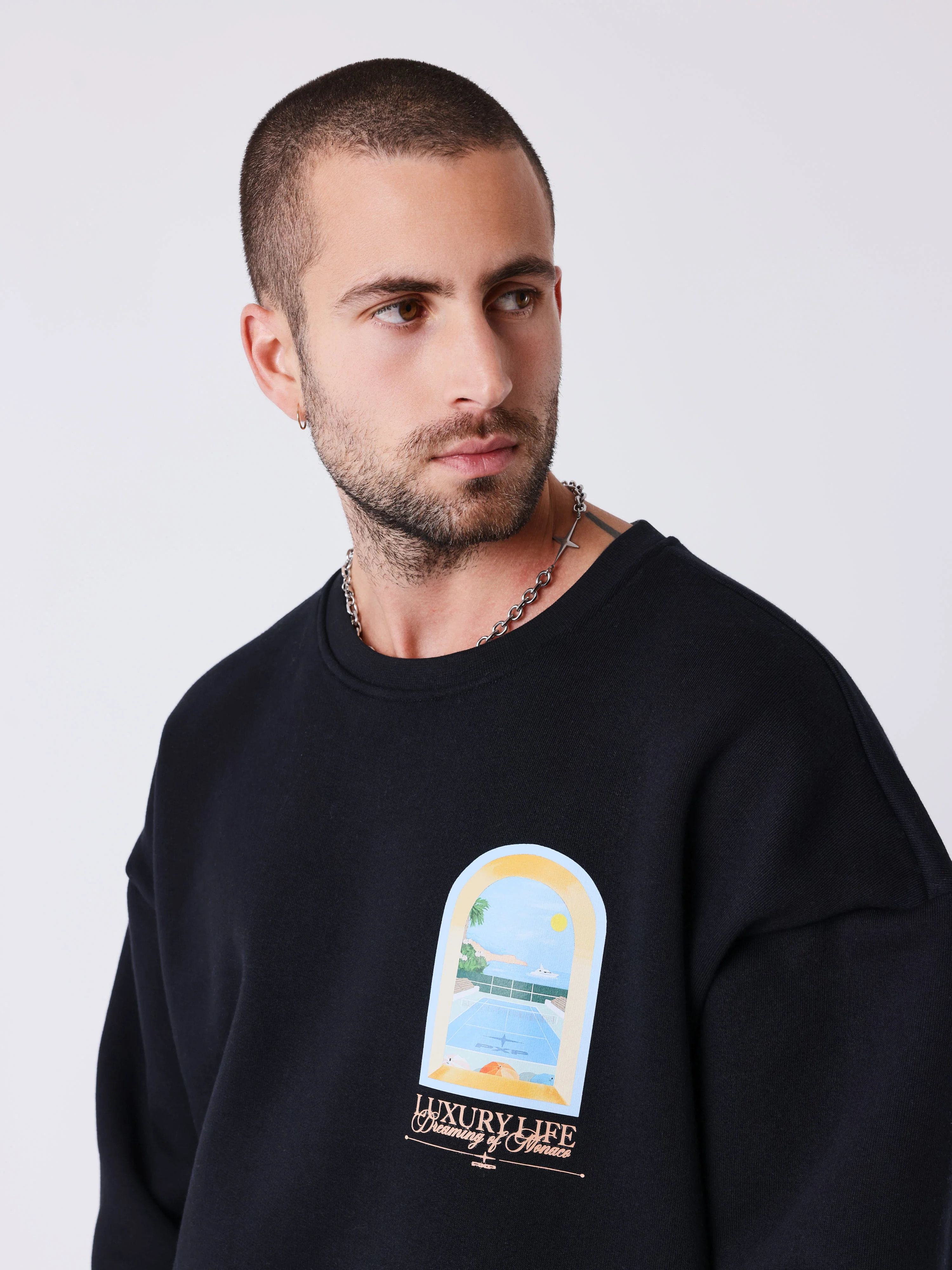 Sweat col rond Luxury Life - Image 3