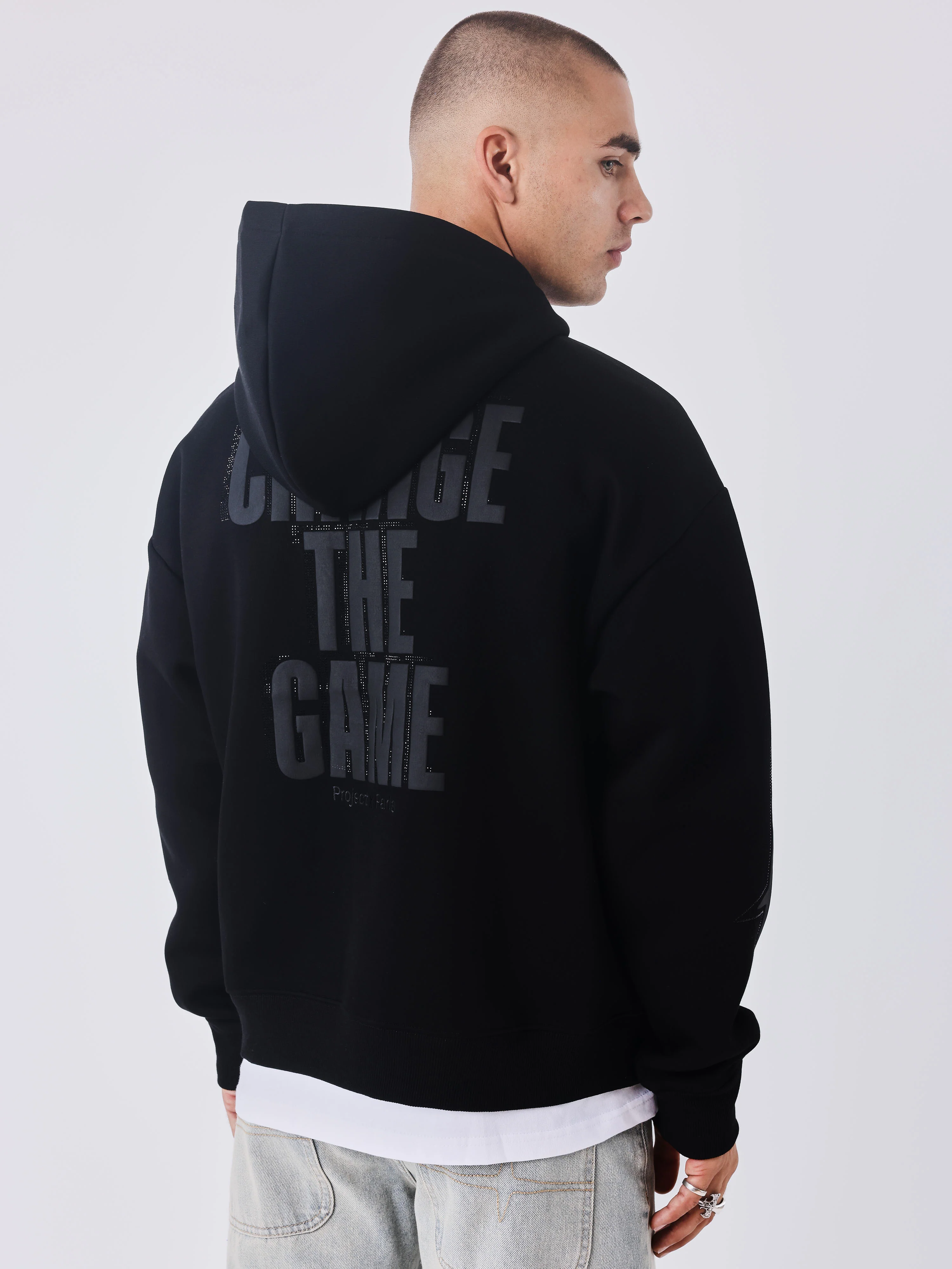 Sweat à capuche zippé Strass - Image 2