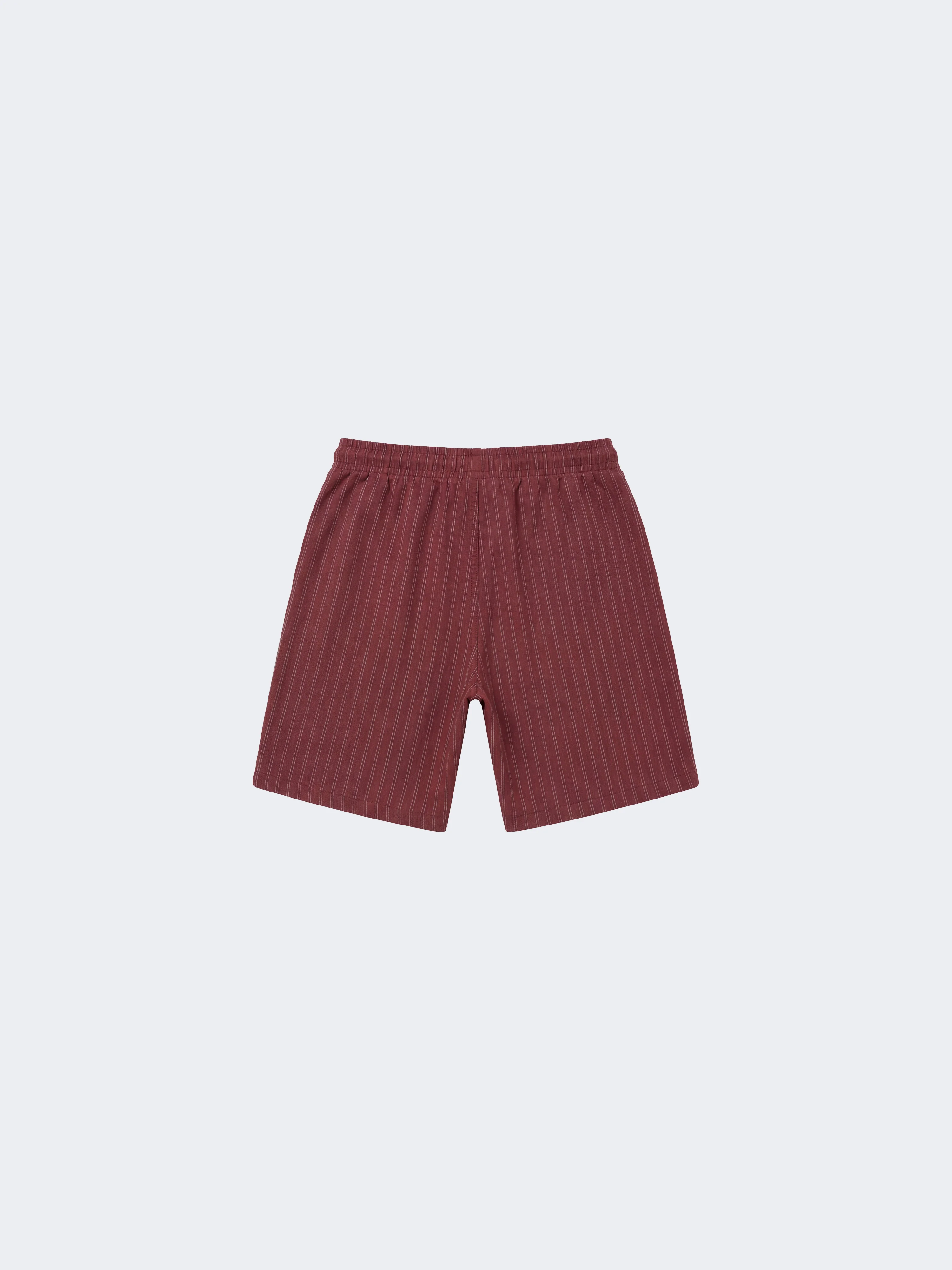 Short à rayures avec taille élastiquée - Image 7