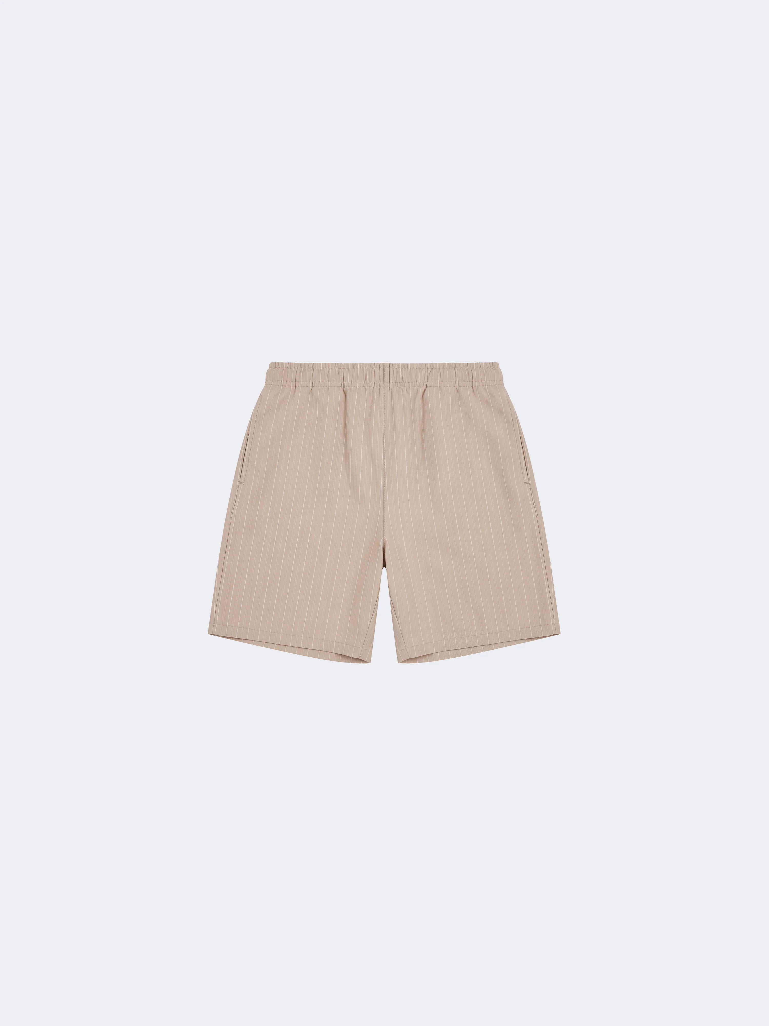 Short à rayures avec taille élastiquée - Image 7