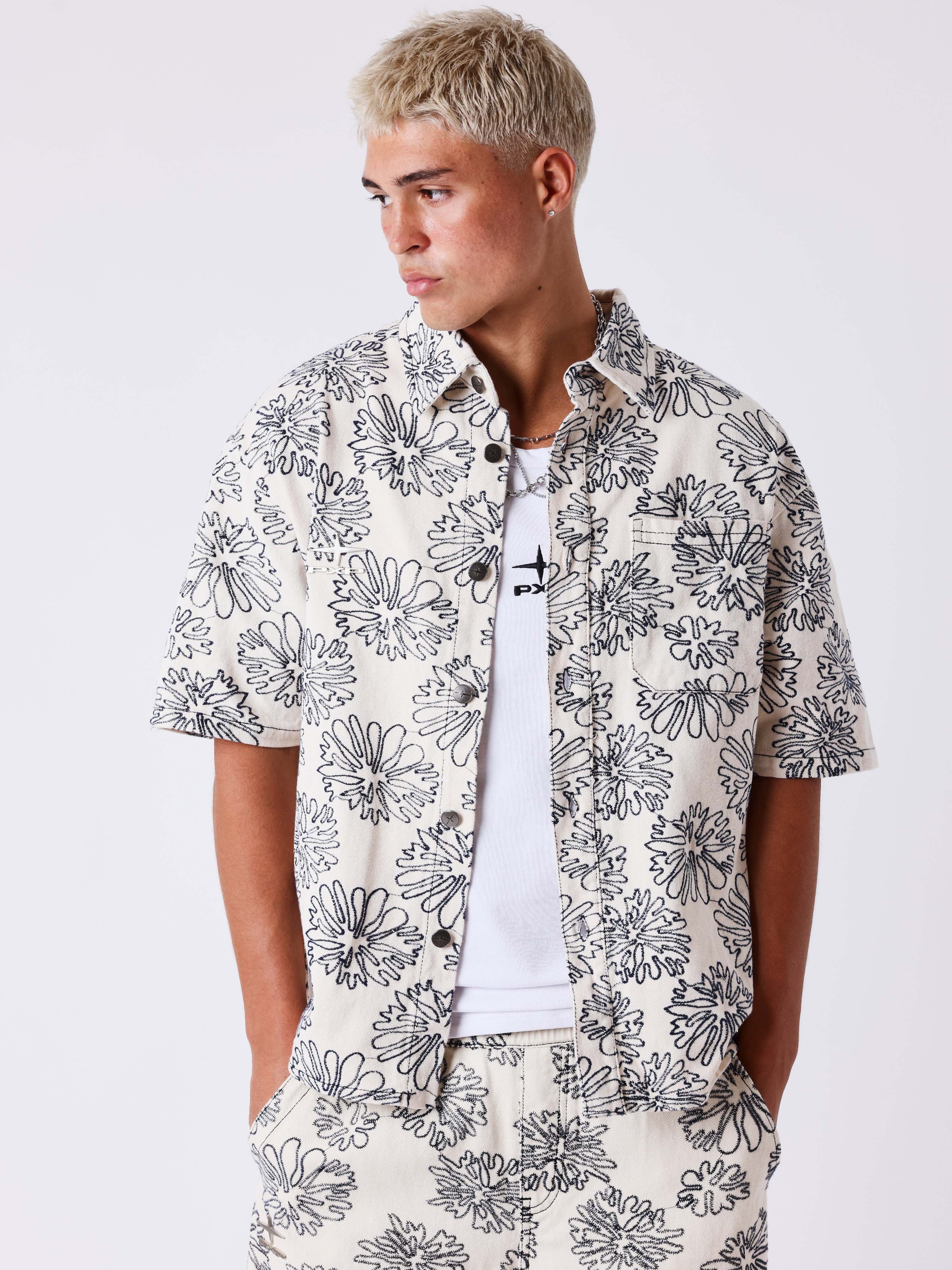 Chemise manches courtes Street Bloom