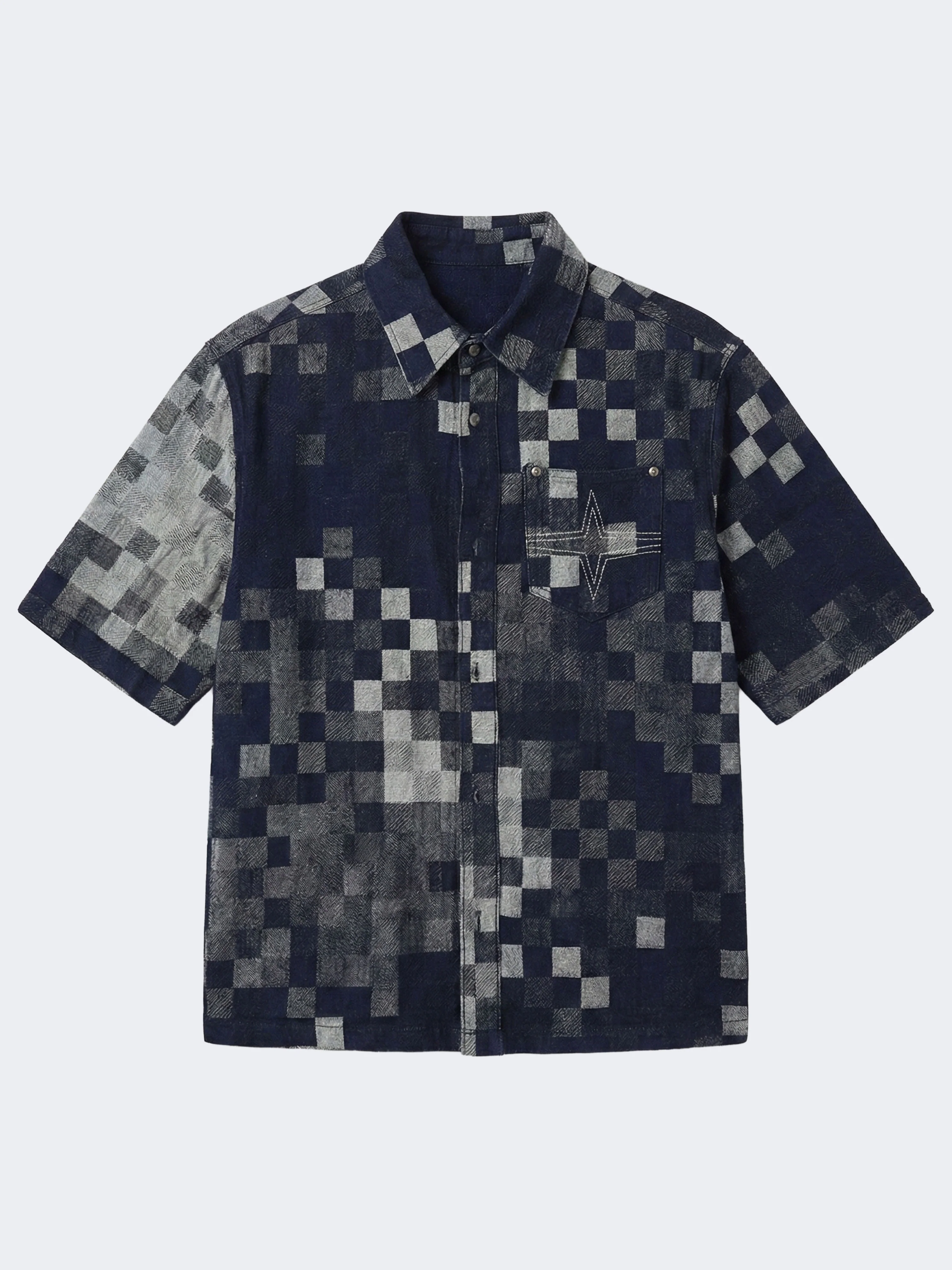 Chemise manches courtes pixel - Image 6