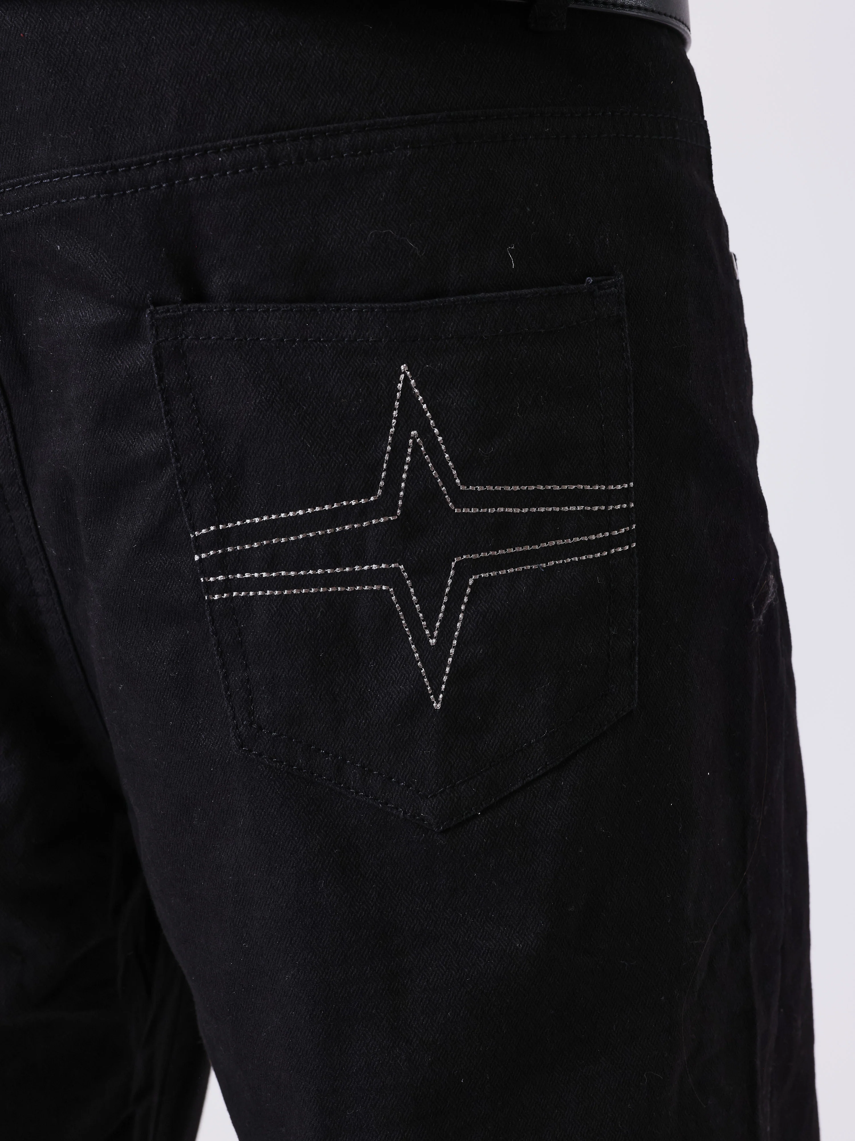 Pantalon Superposition à Taille Contrastée - Image 5