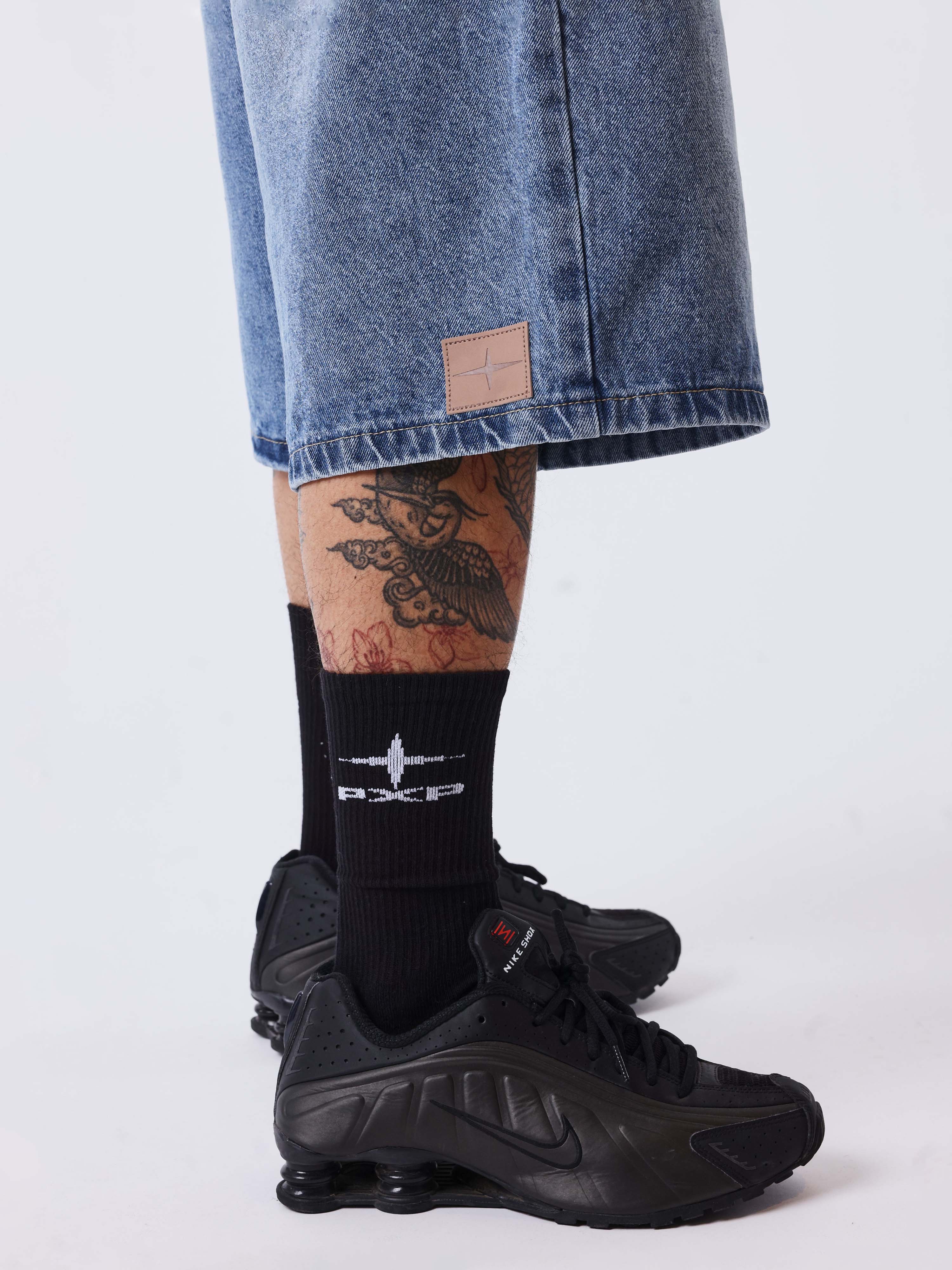 Denim short oversize - Image 5