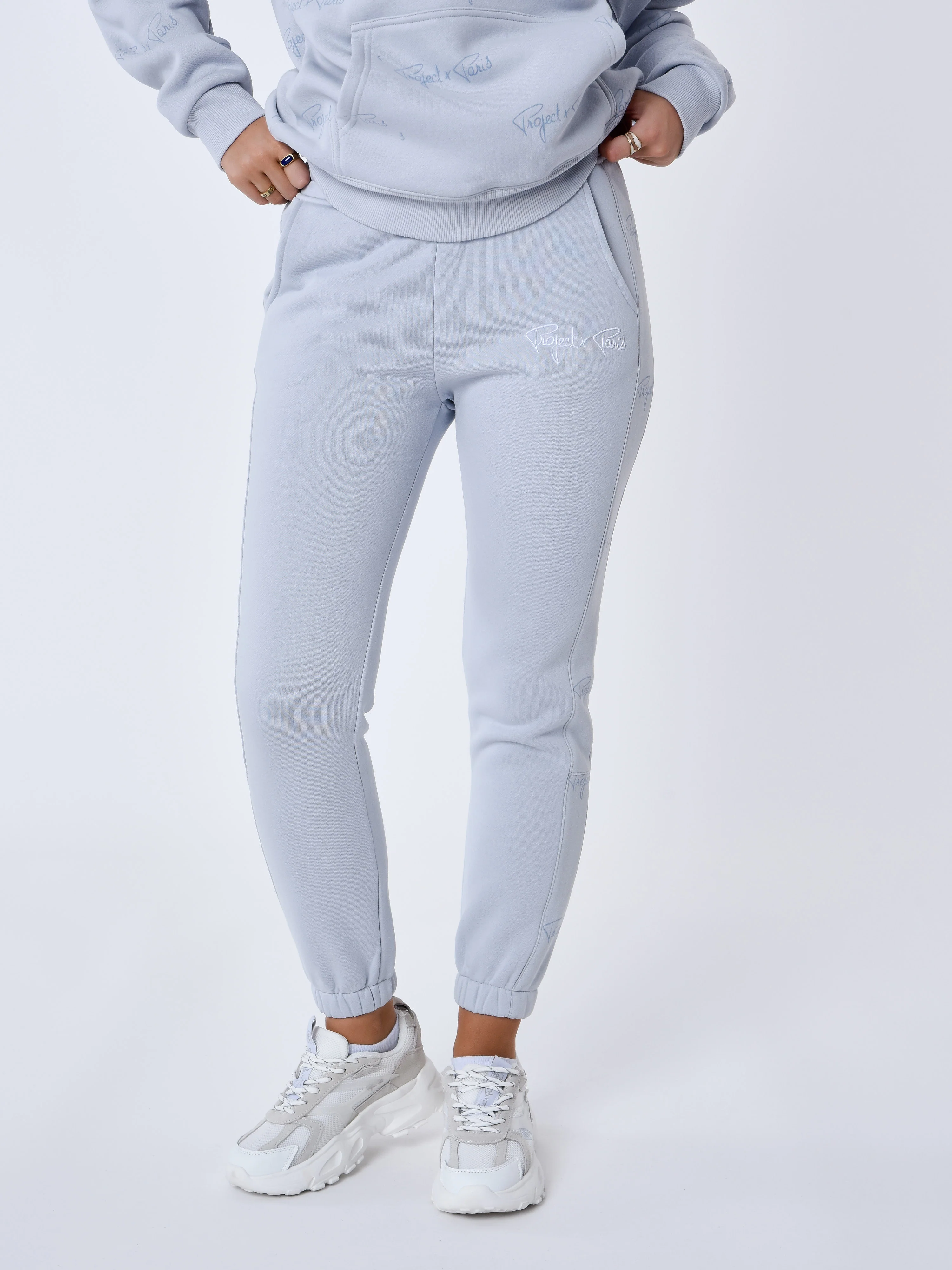 Bas de jogging Ă bandes all over signature - Image 2
