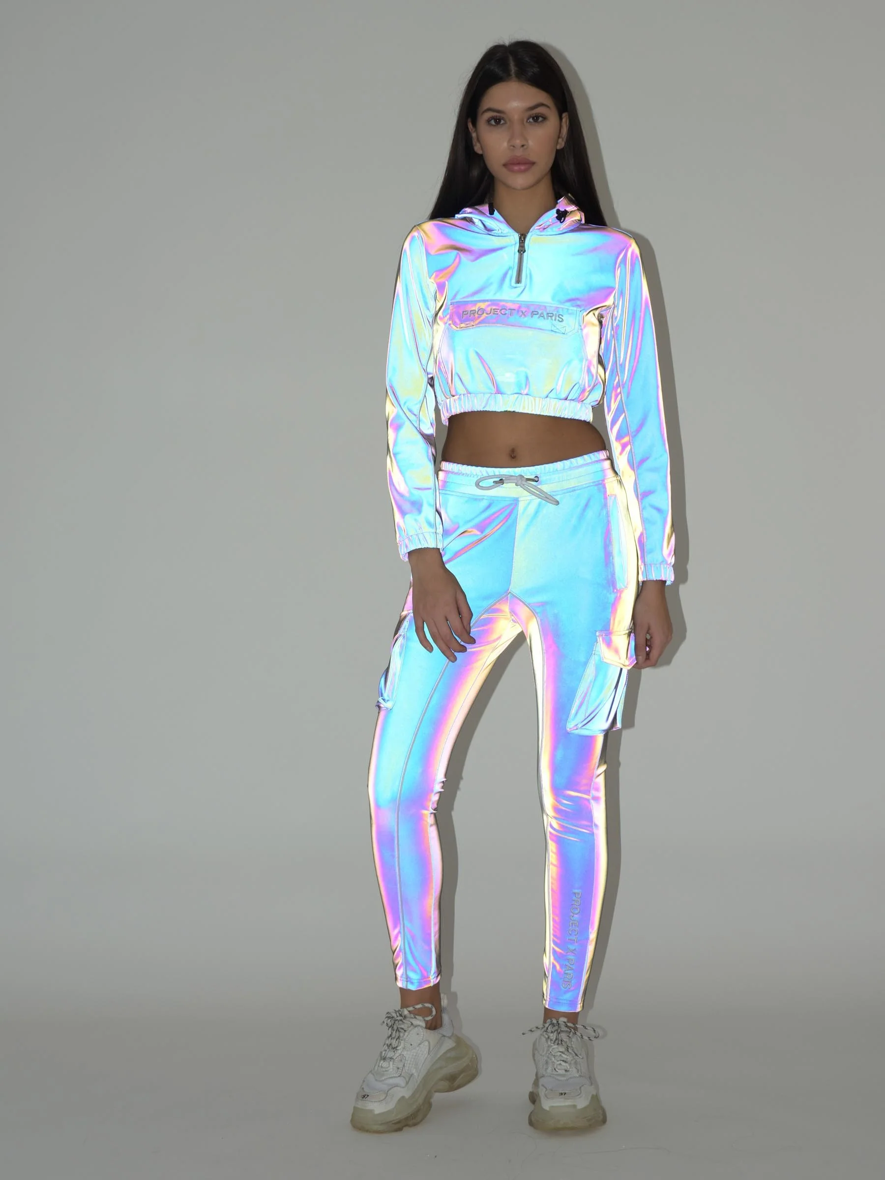 Bas de jogging uni ceinture clipsé - Image 2