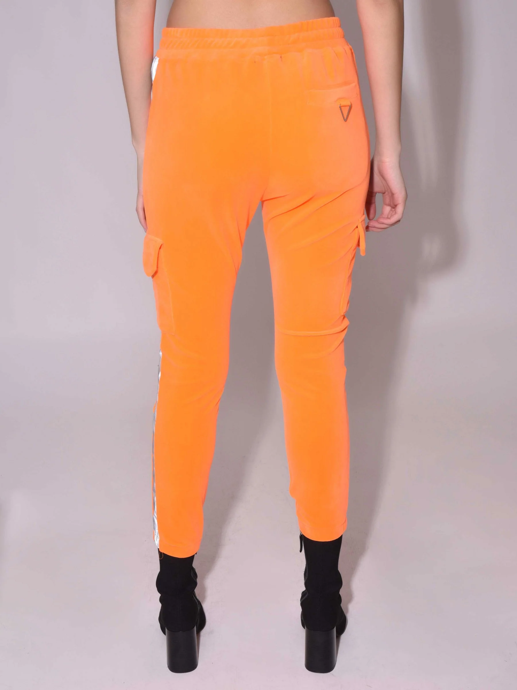 Bas de jogging velvet type cargo à bande réfléchissante côté - Image 3