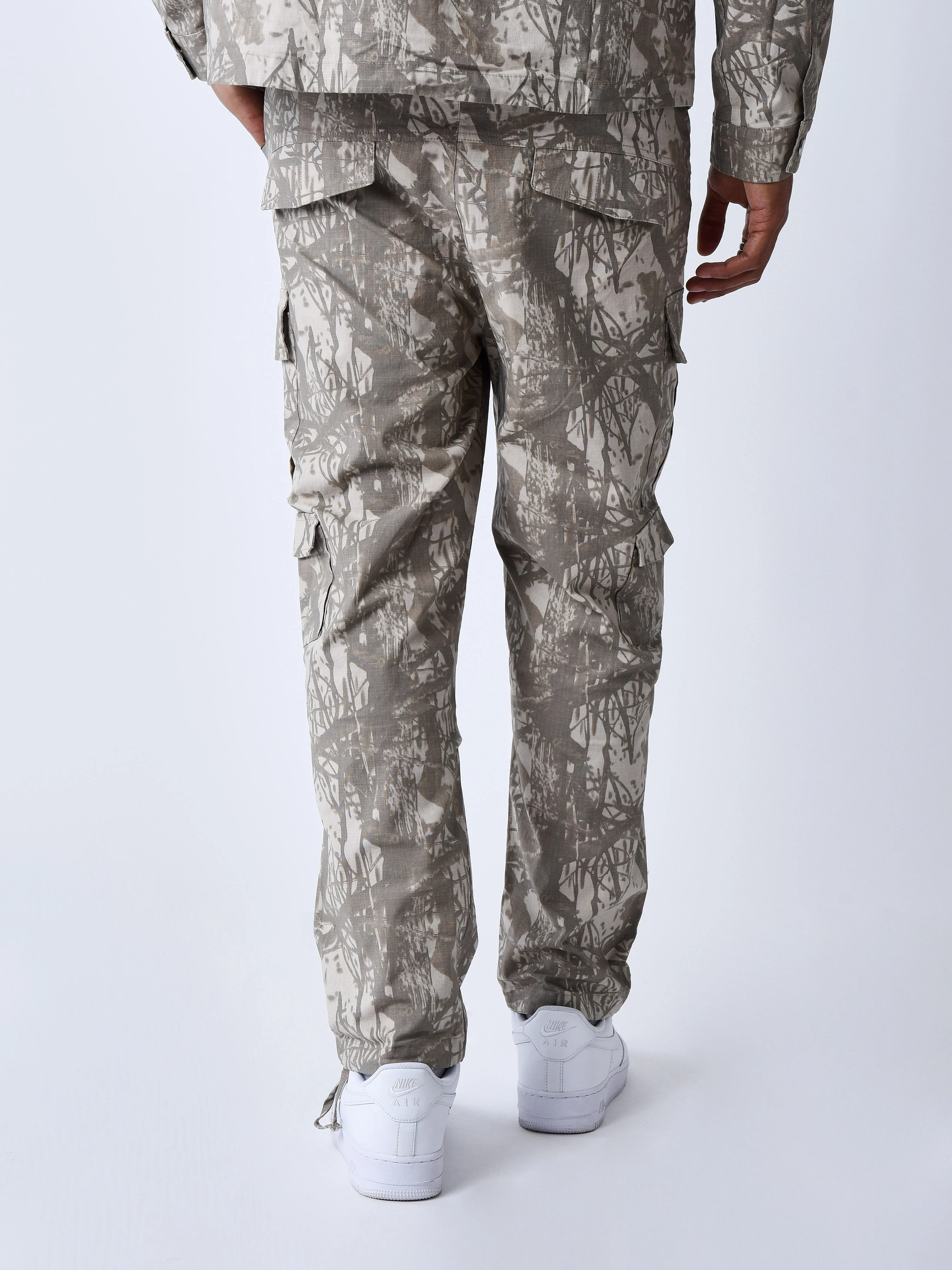 Cargo multipoches motif branchage - Image 4