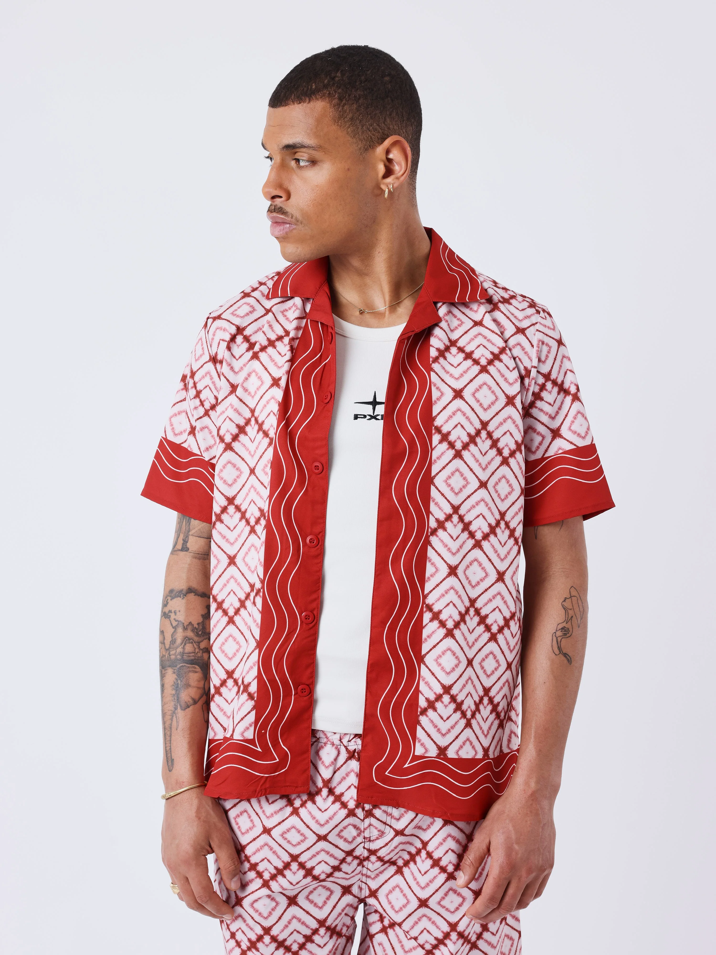 Chemise fluide géometrique