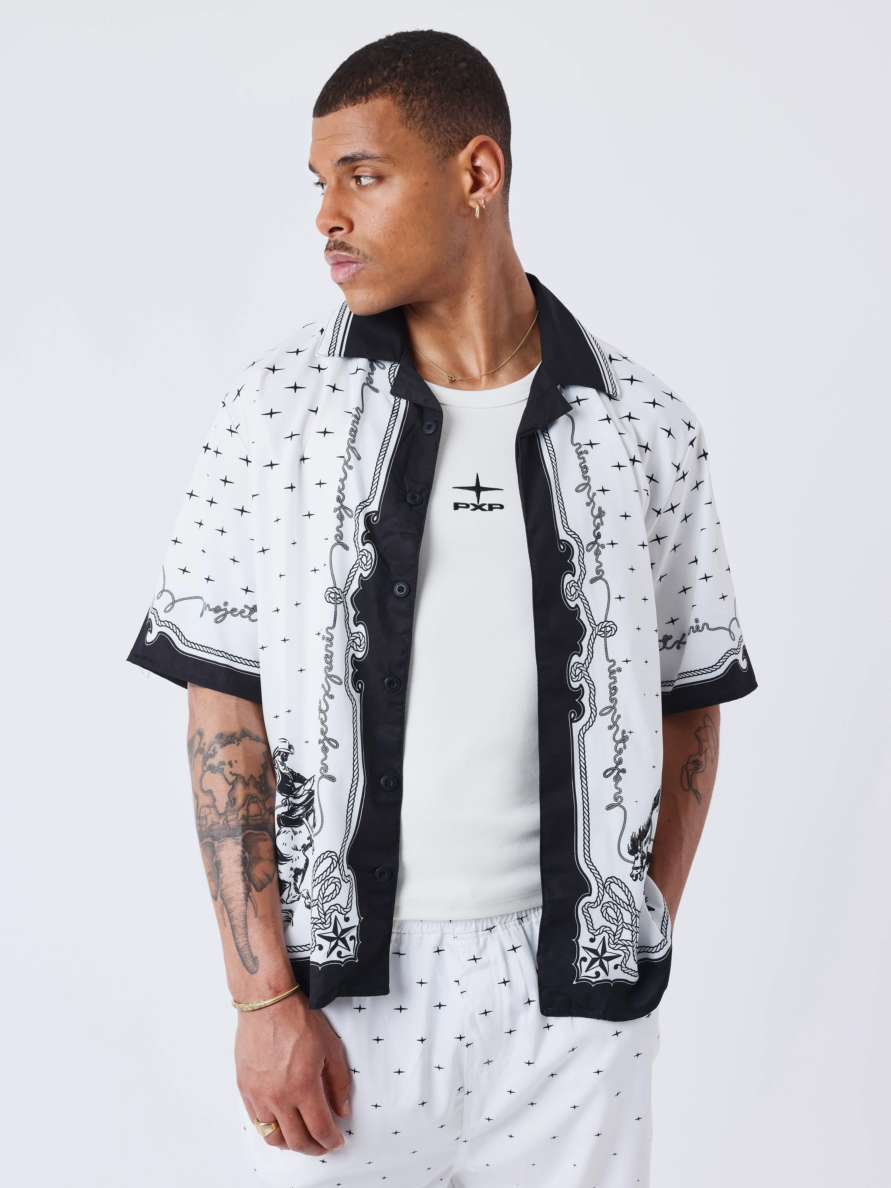 Chemise fluide western