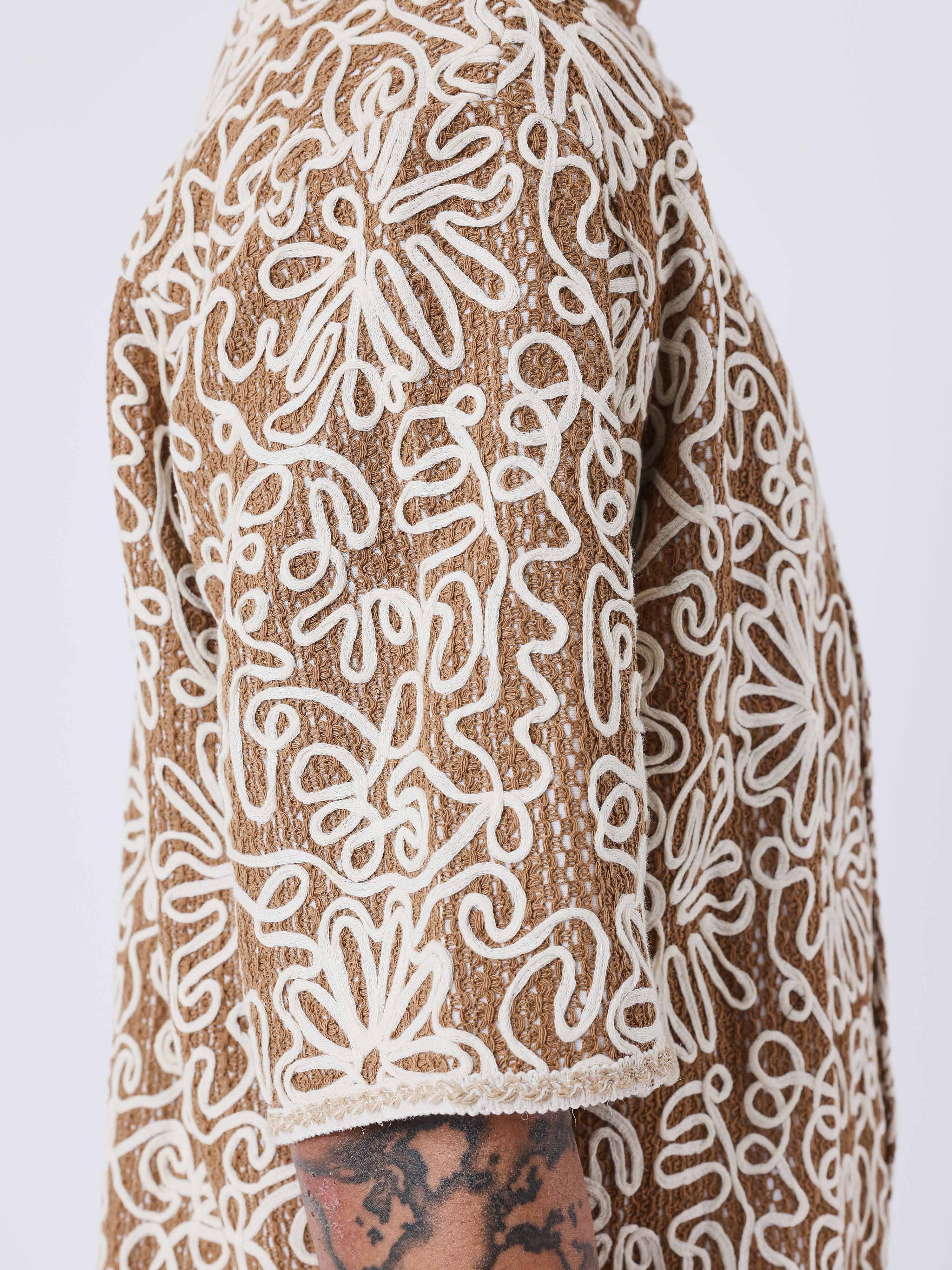 Chemise Kalash x PXP Ă motifs naturel - Image 7