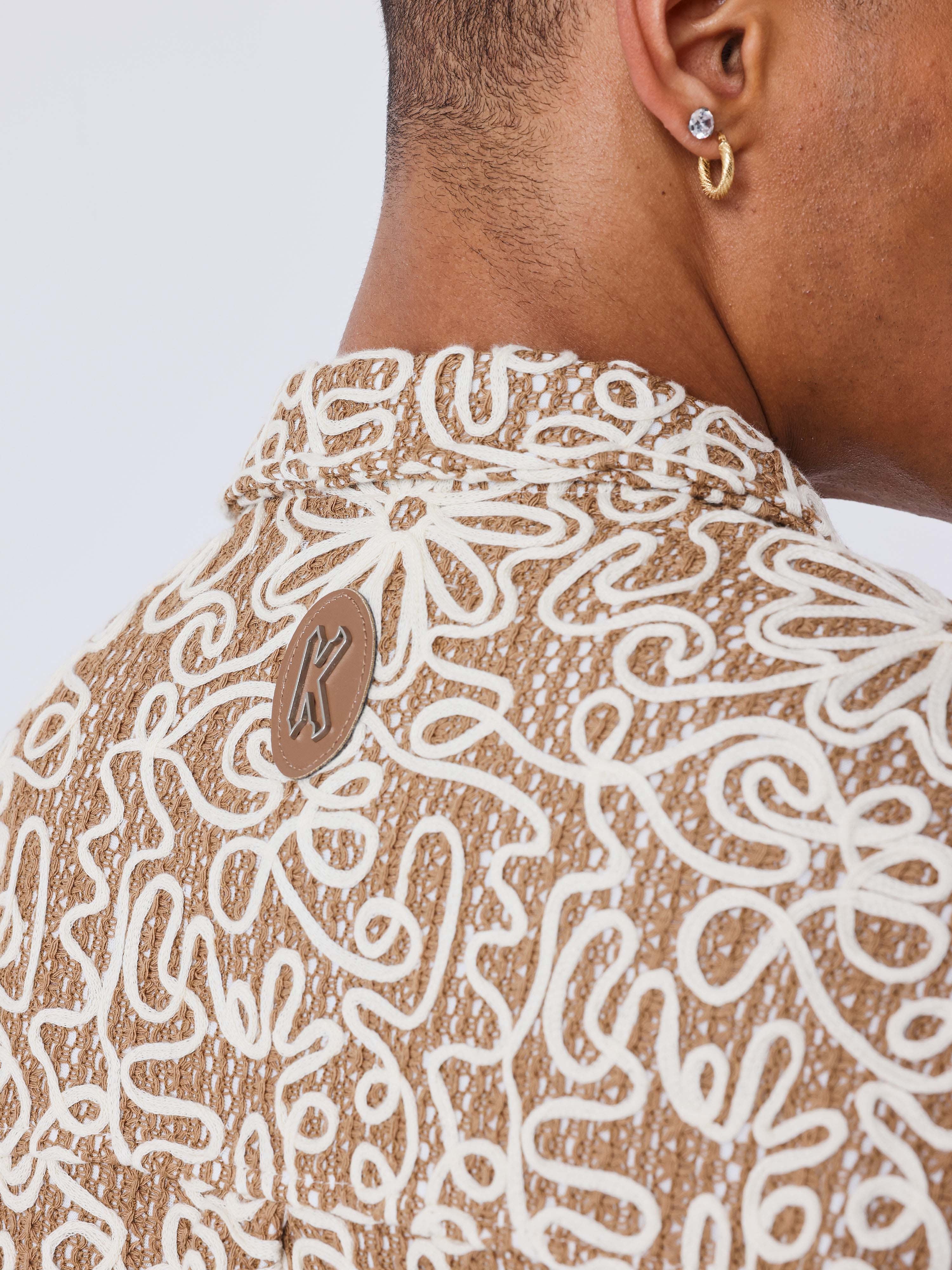 Chemise Kalash x PXP Ă motifs naturel - Image 8