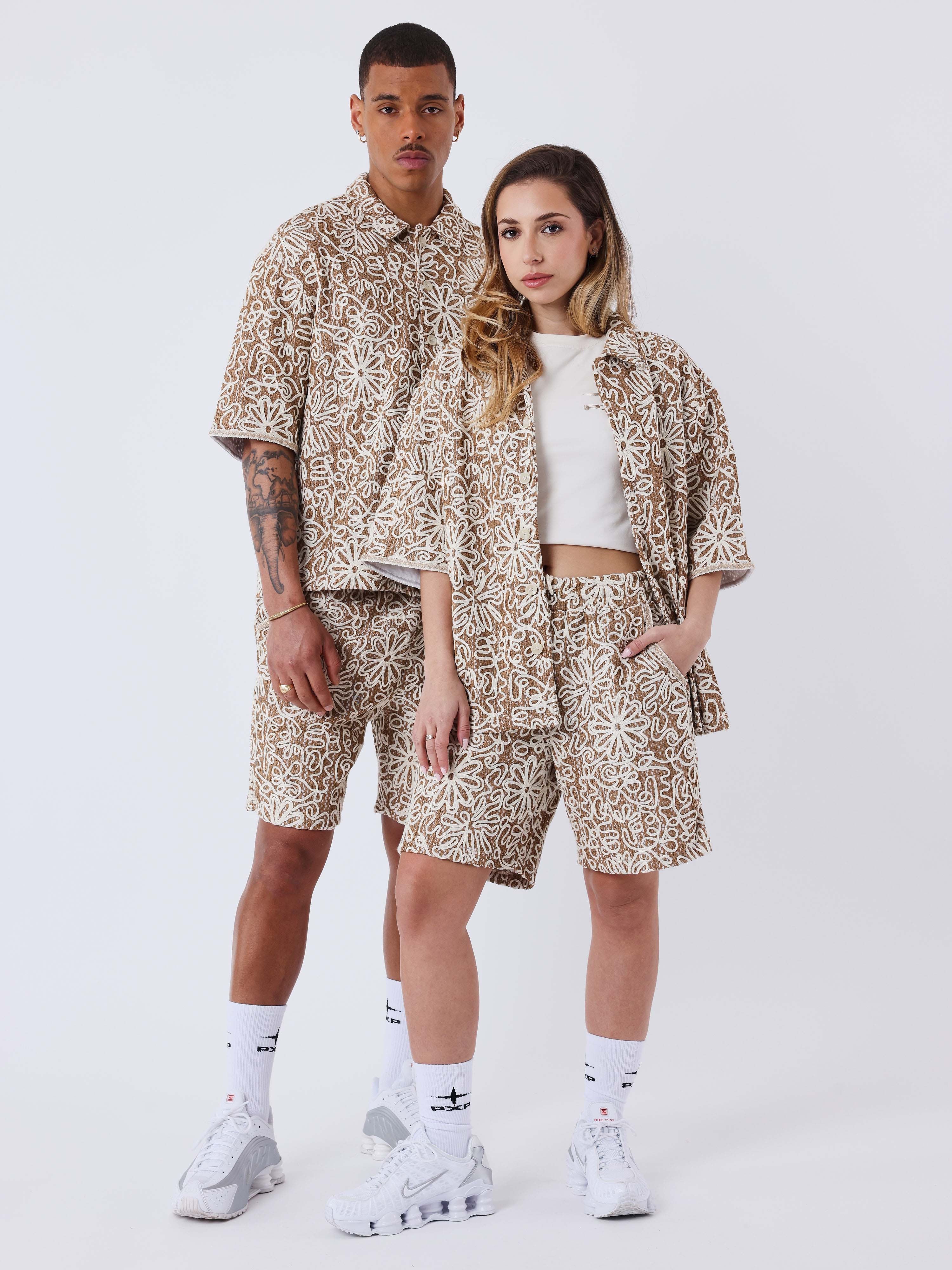 Chemise Kalash x PXP Ă motifs naturel - Image 9