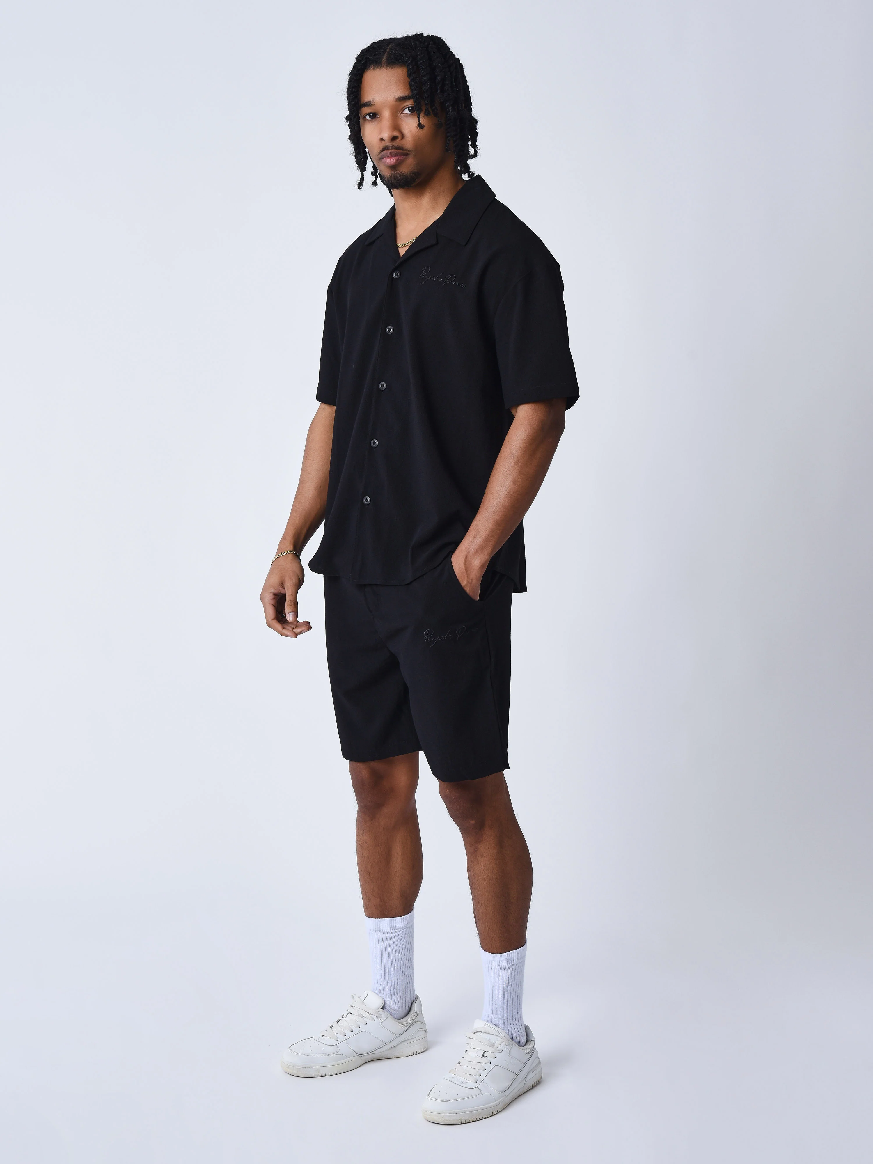 Chemise texturé brodé - Image 5