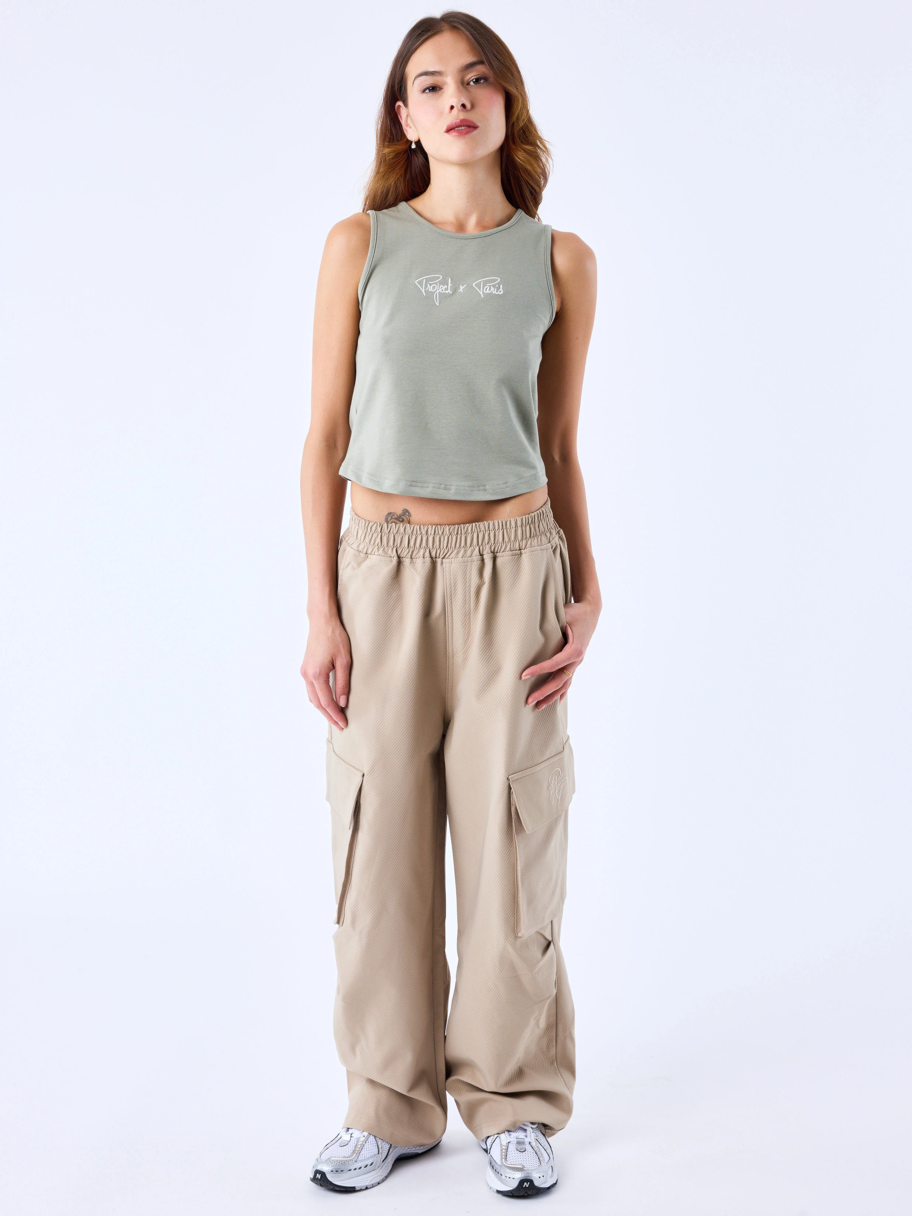 Crop top débardeur Signature - Image 4