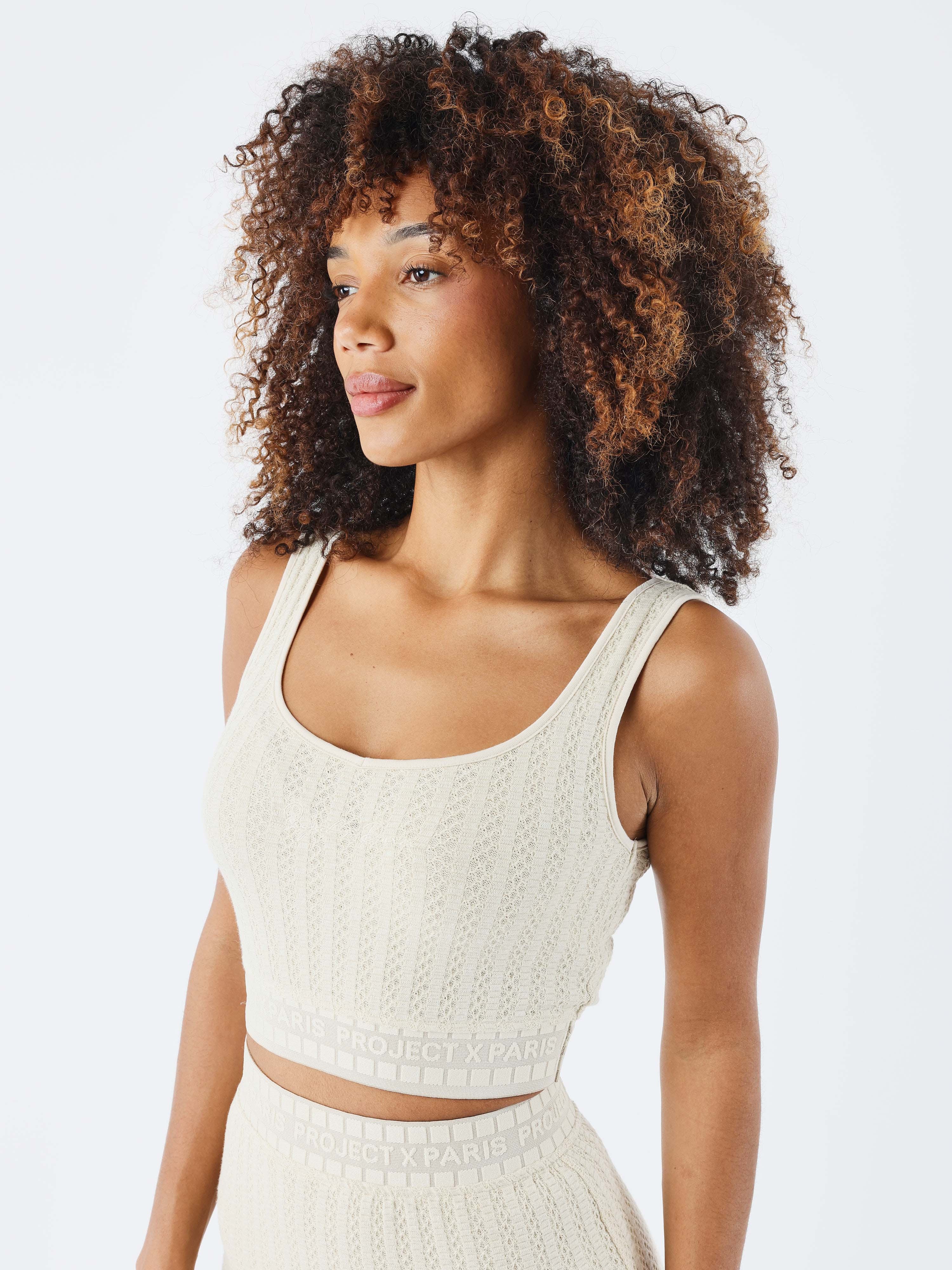 Crop top en maille - Image 4