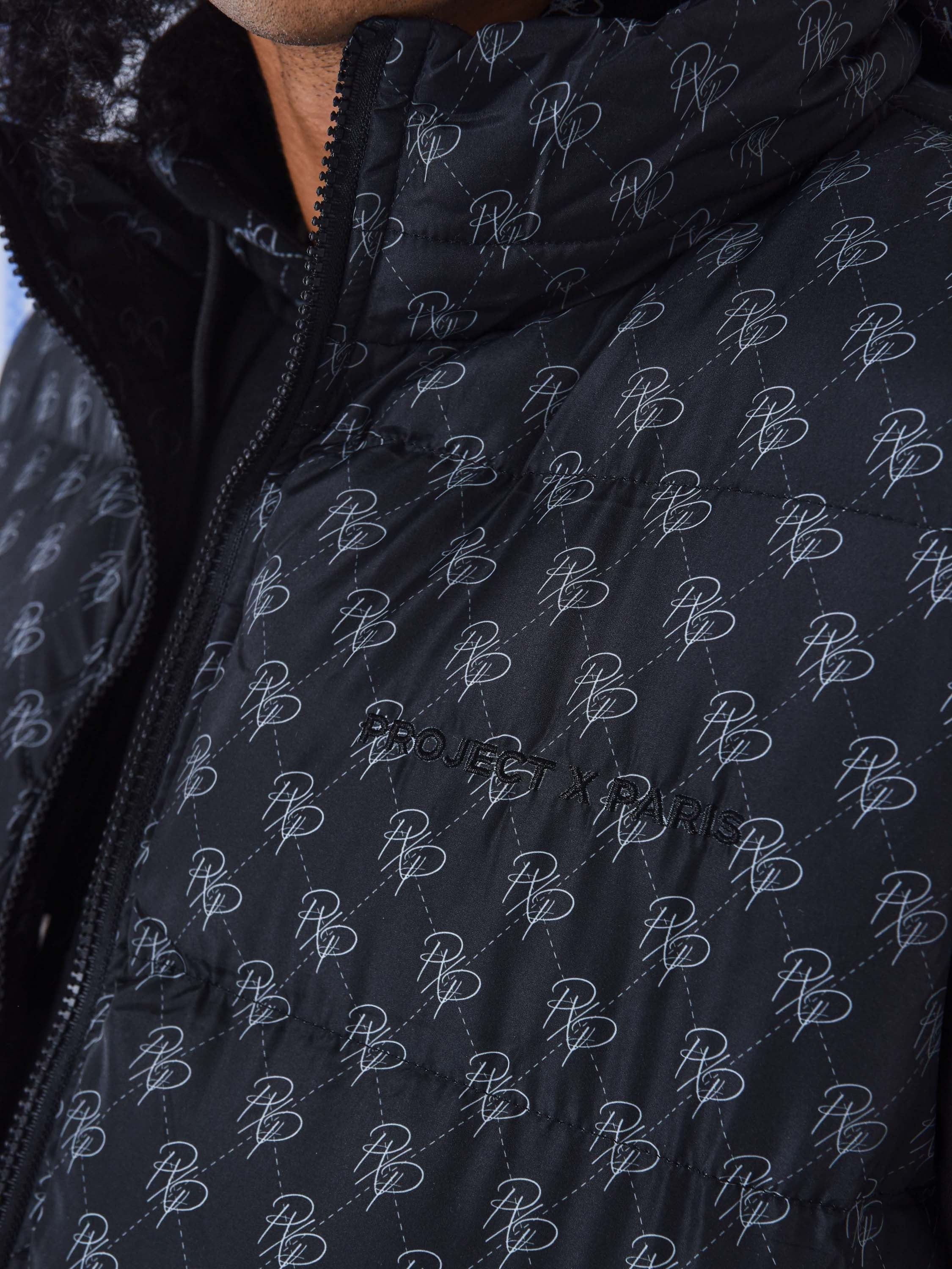 Doudoune sans manches all over monogramme - Image 5