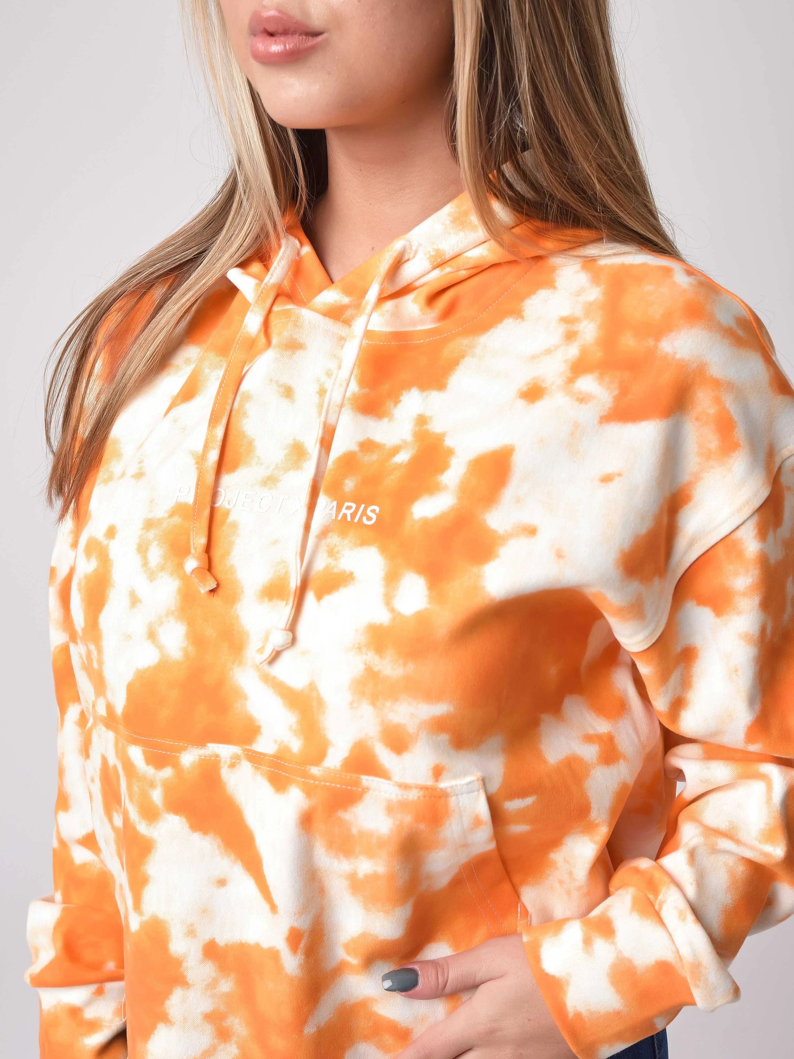 Sweat à Capuche crop Tie & Dye - Image 3
